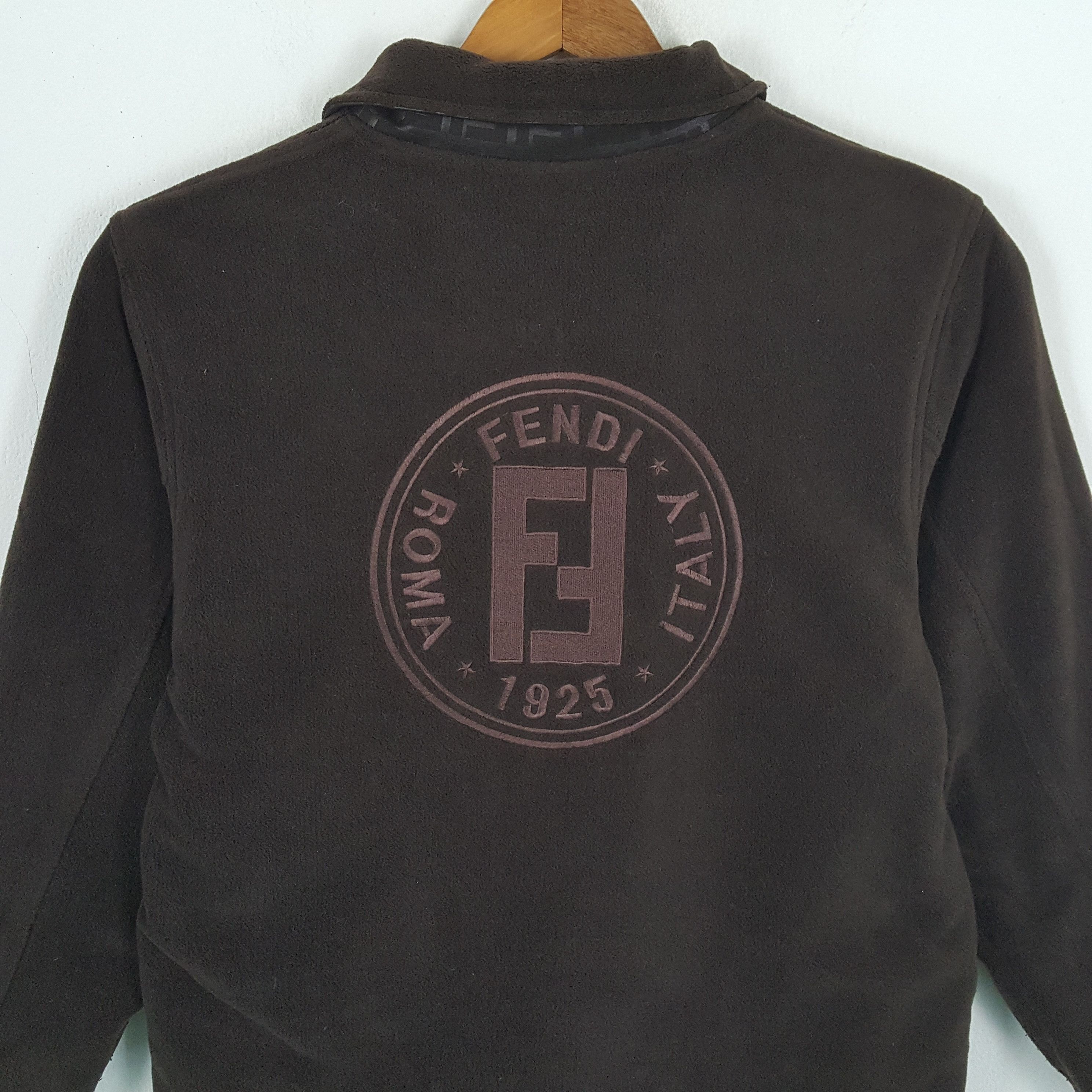 Fendi Vintage FENDI Italian Brand Reversible Monogram Style Jacket Size US L / EU 52-54 / 3 - 5 Thumbnail