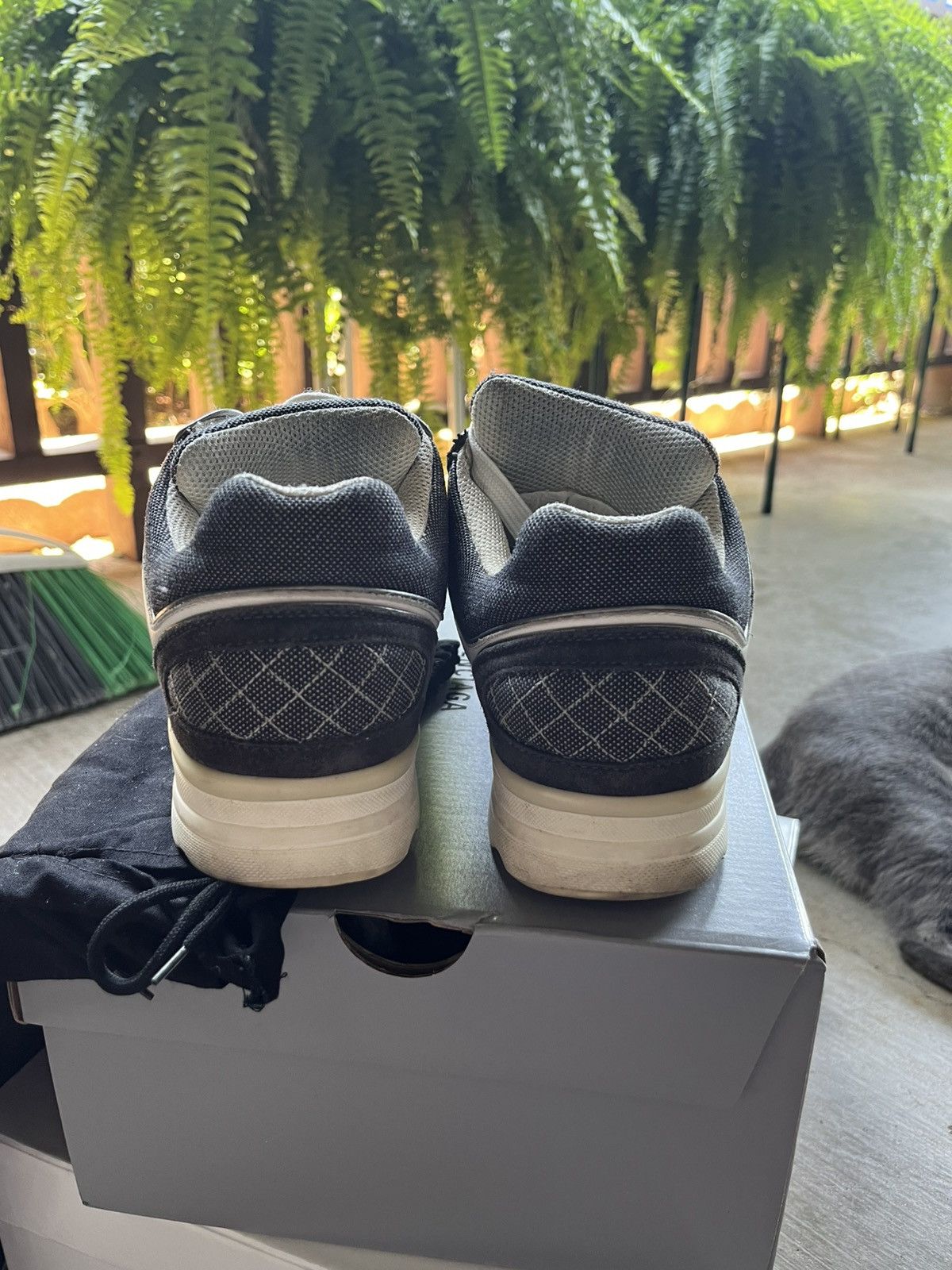 Chanel chanel black/white denim, suede & leather cc lowtop Sneakers Size US 6 / EU 39 - 3 Thumbnail