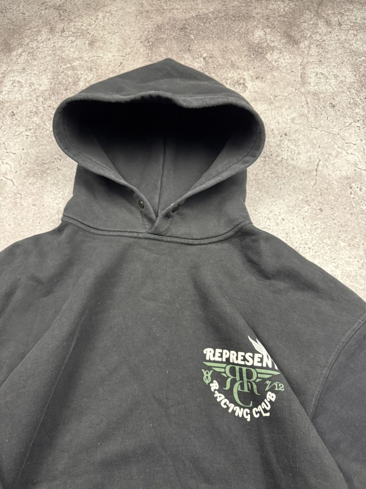 Represent Clo. Represent Owners Racing Club Faded Boxy Hoodie Y2K Size US M / EU 48-50 / 2 - 10 Thumbnail