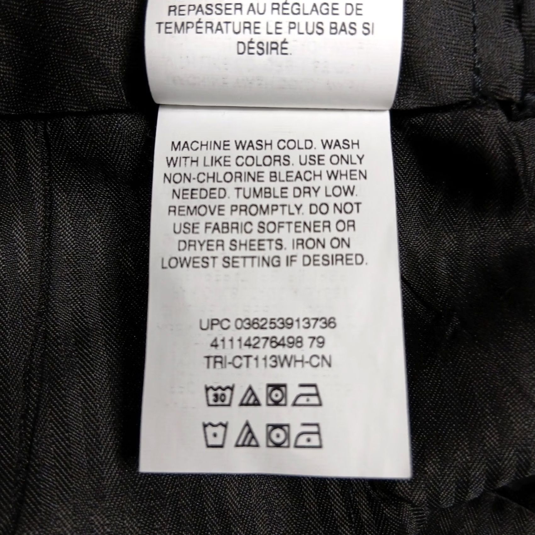 Haggar Haggar Cool 18 Classic Fit Dress Pants Men 38x31 Gray Polyester Dress Pants Wrinkle Resistant Flat Front Button Zip Workwear Formal 38 Mens Size US 38 / EU 54 - 6 Thumbnail