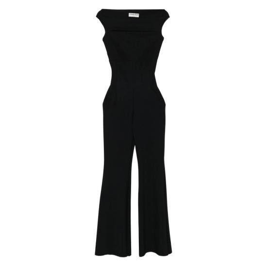 Chiara Boni CHIARA BONI Women Jumpsuits REBECCA 37 BLACK Size 28" / US 6 / IT 42 - 1 Thumbnail