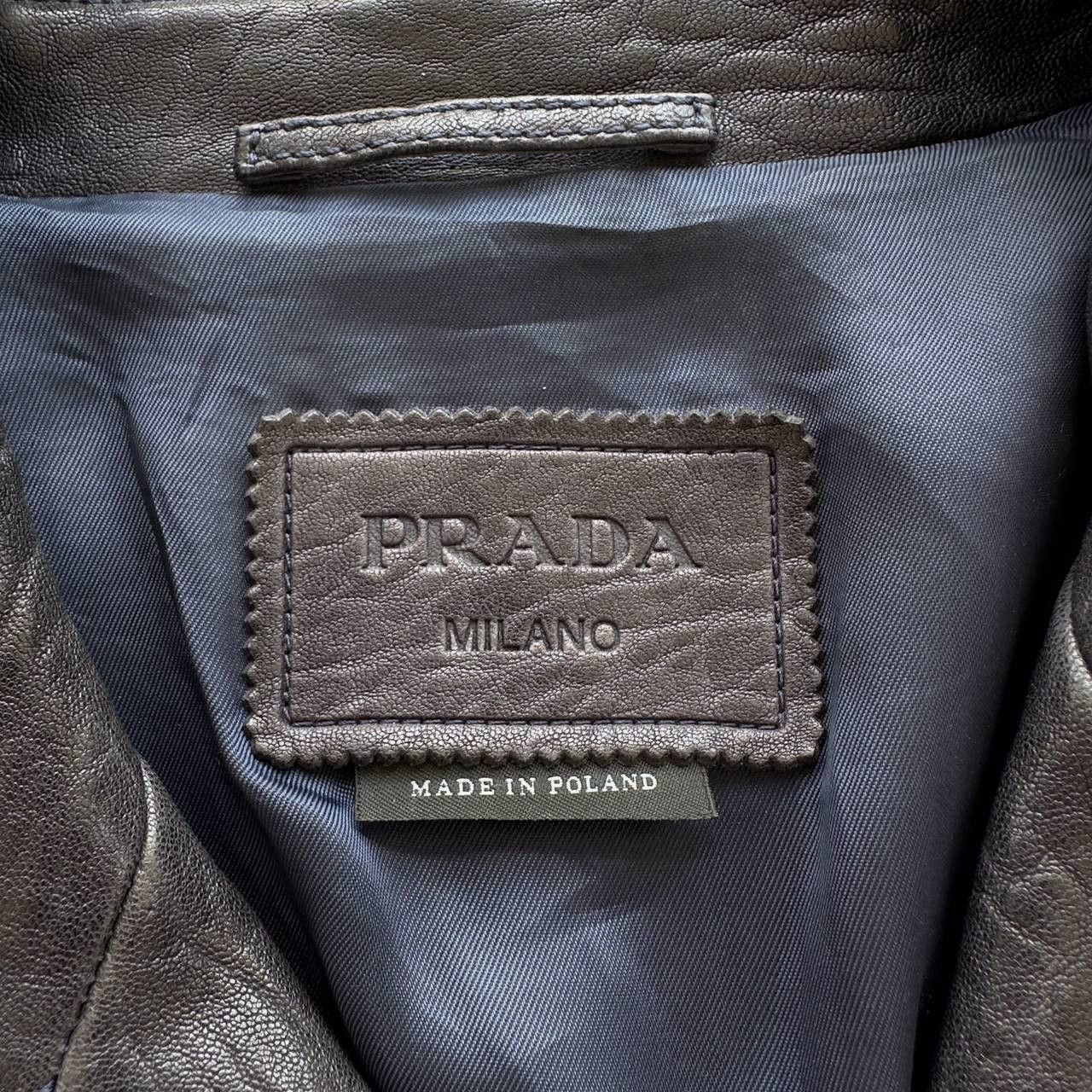 Prada PRADA F/W 2013 BIKER LAMBSKIN LEATHER JACKET RARE ARCHIVE Size M / US 6-8 / IT 42-44 - 11 Thumbnail