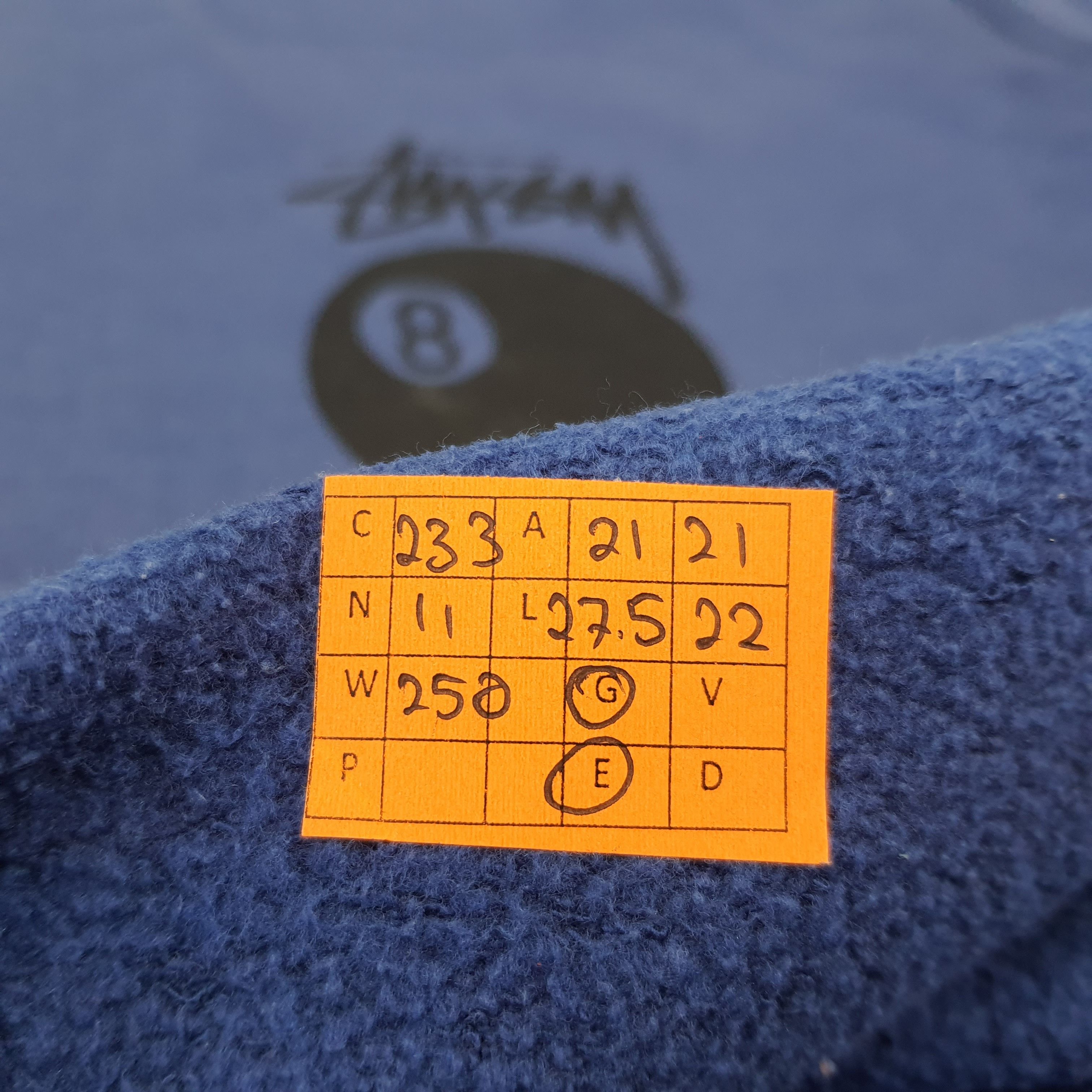 Vintage Vintage Stussy 8 Ball Streetwear Sweatshirt C233N11 Size US M / EU 48-50 / 2 - 4 Thumbnail