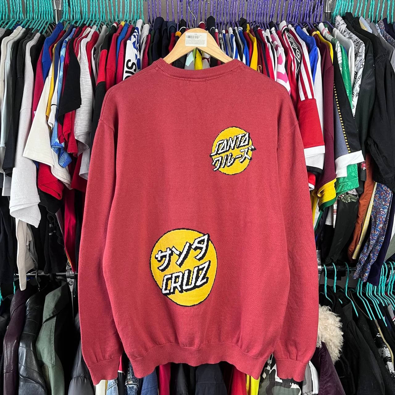Santa Cruz Skateboards Santa Cruz Big Logo Knitted Sweater Pullover Size US M / EU 48-50 / 2 - 5 Thumbnail