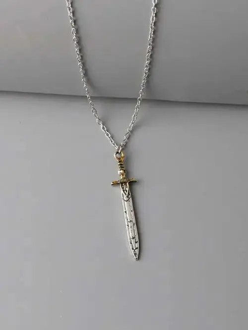 Jewelry × Vintage Sword Pendant Necklace Size ONE SIZE - 1 Thumbnail
