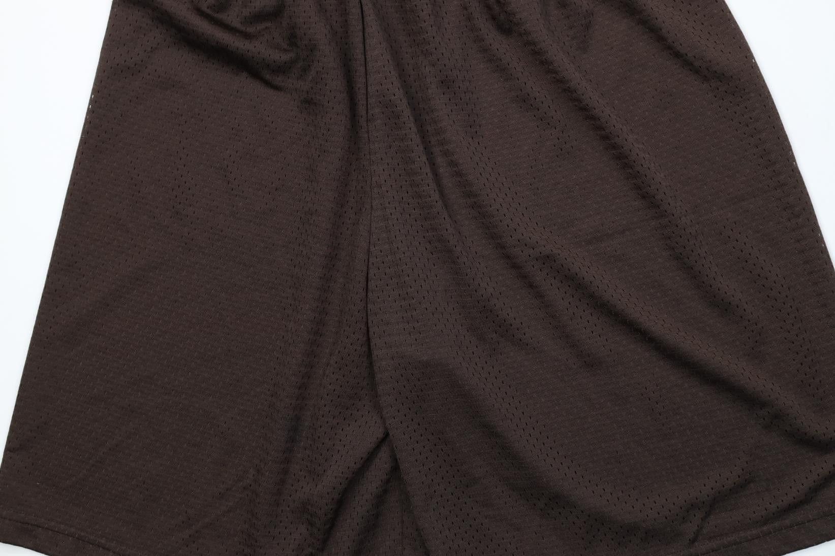 Vintage Vintage 90s Y2K Streetwear Mesh Above Knee Shorts Brown Size US 34 / EU 50 - 9 Thumbnail