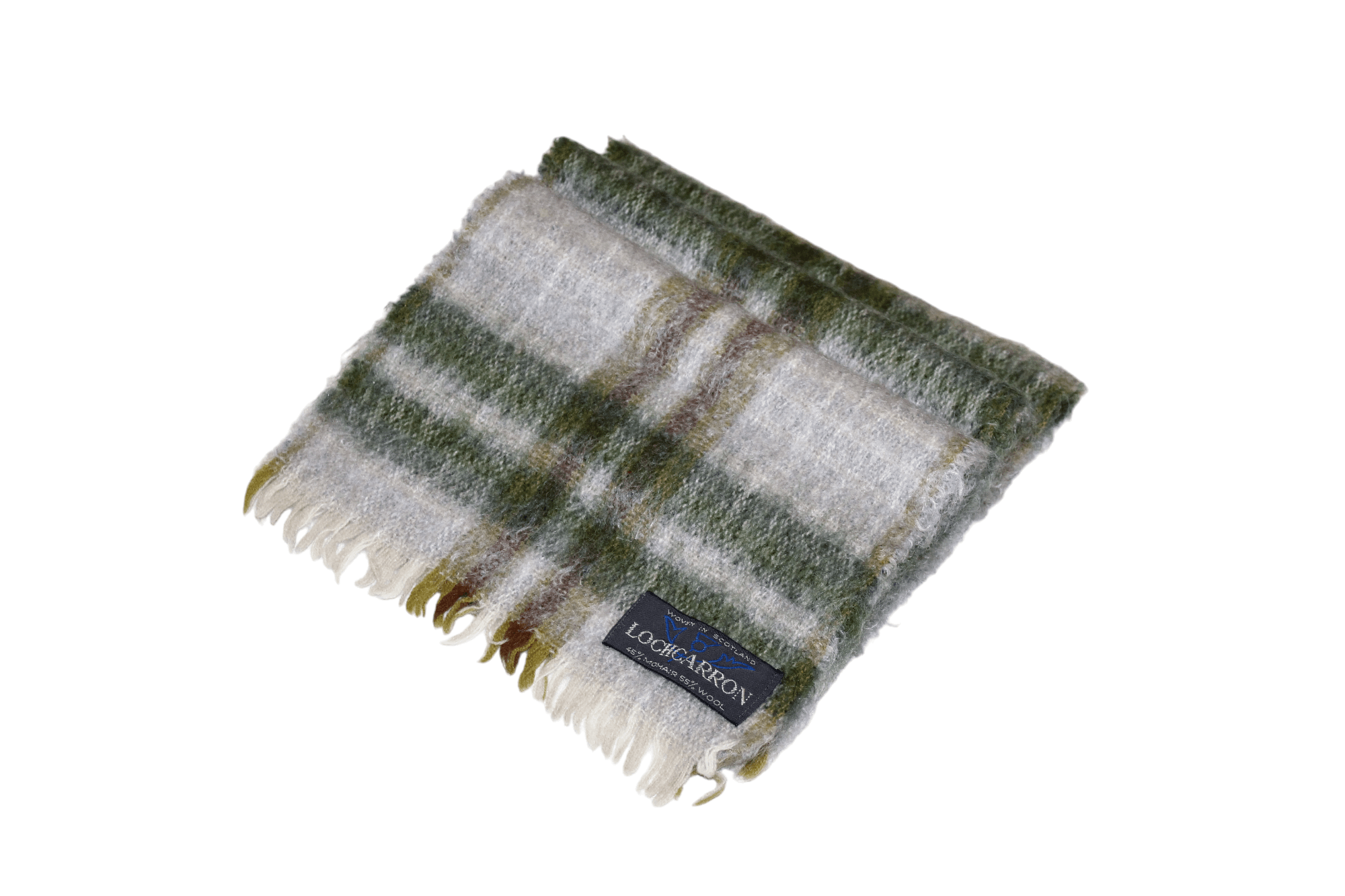 Donegal Tweed VTG 🔥 Lochcarron Mohair Wool Plaid Tartan Casual Scarf Size ONE SIZE - 1 Thumbnail