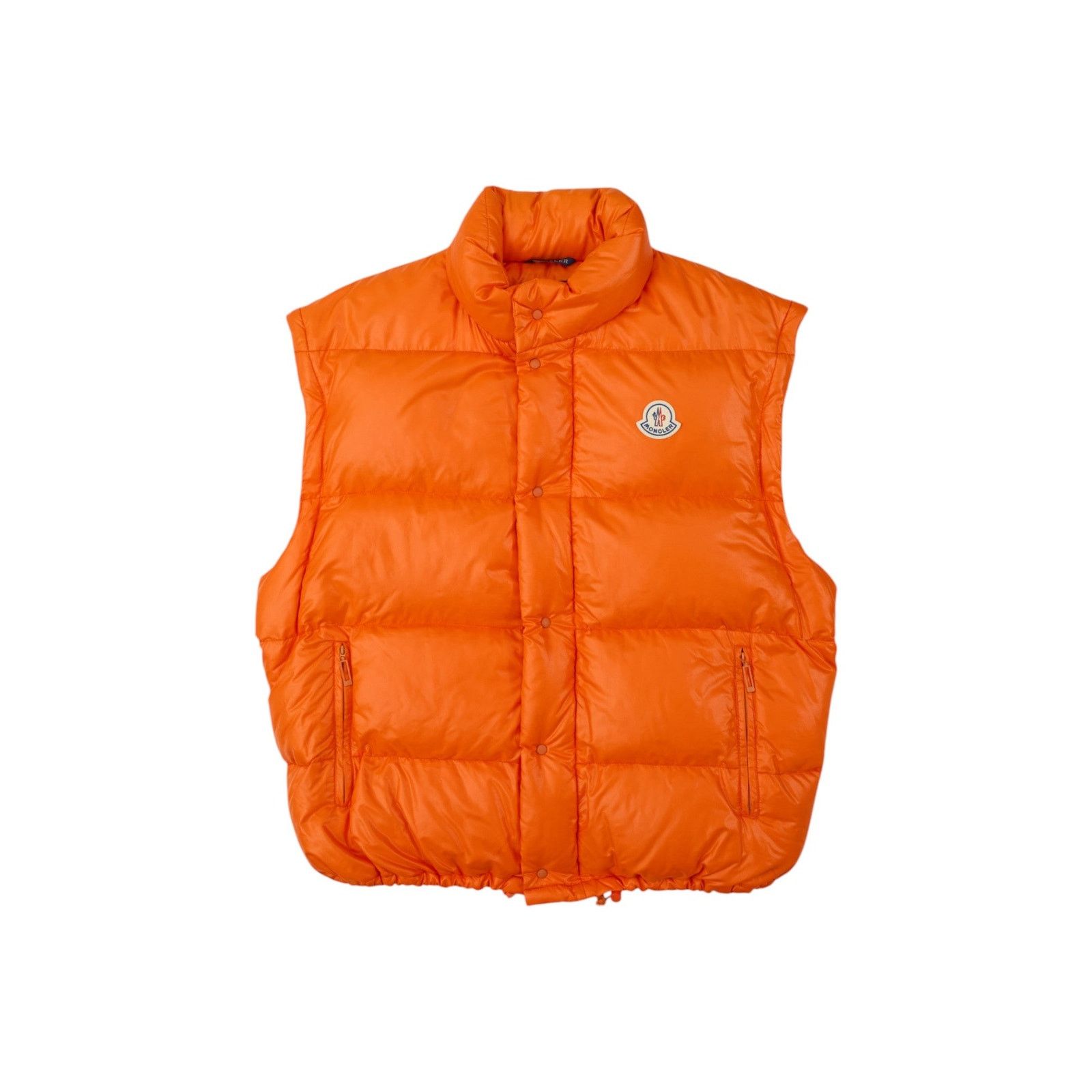 Moncler Orange Removable Sleeves Down Jacket Size US L / EU 52-54 / 3 - 3 Thumbnail