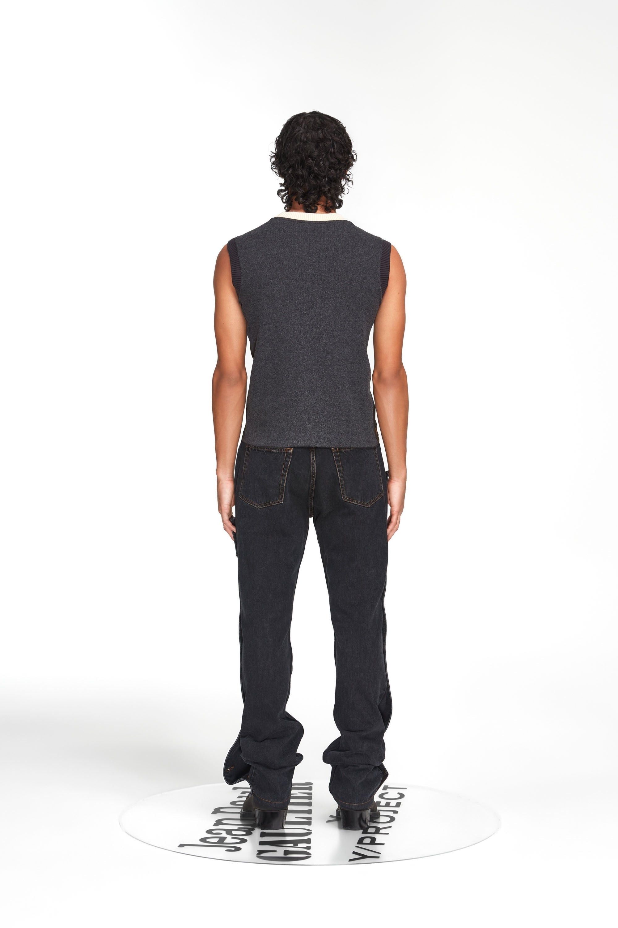 Jean Paul Gaultier × Y/Project Argyle Trompe L'oeil Sleeveless Sweater Size US XS / EU 42 / 0 - 5 Thumbnail