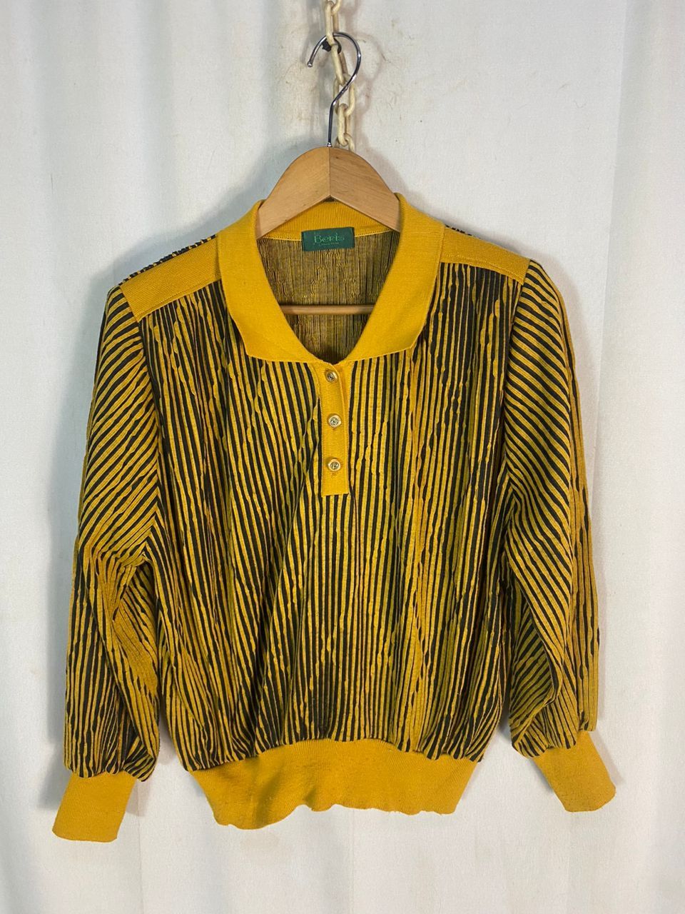 Japanese Brand Vintage Japanese brand polo sweatshirt Size M / US 6-8 / IT 42-44 - 4 Thumbnail