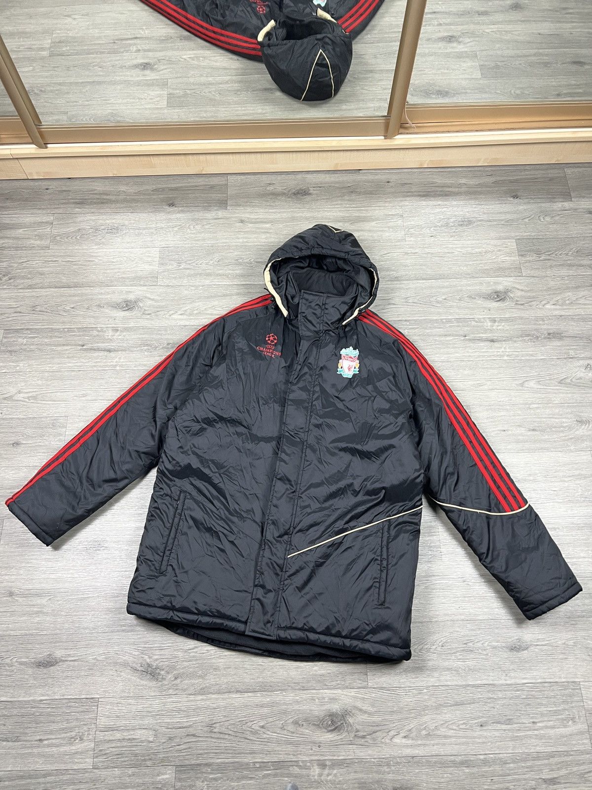 Adidas Adidas Liverpool Champions League Coaches Jacket - Black - L Size US L / EU 52-54 / 3 - 1 Thumbnail