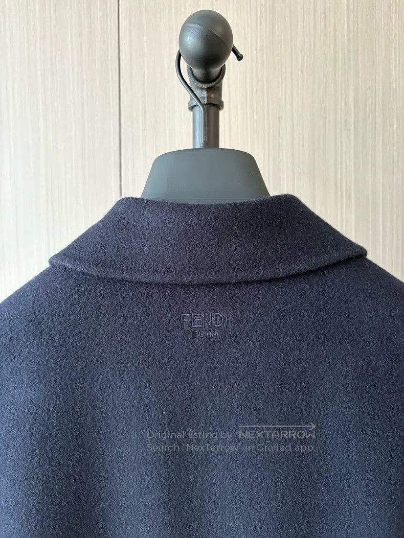 Fendi Fendi Ms.Cashmere Coat in a deep blue shade, 100% cashmere Size XS / US 0-2 / IT 36-38 - 6 Thumbnail