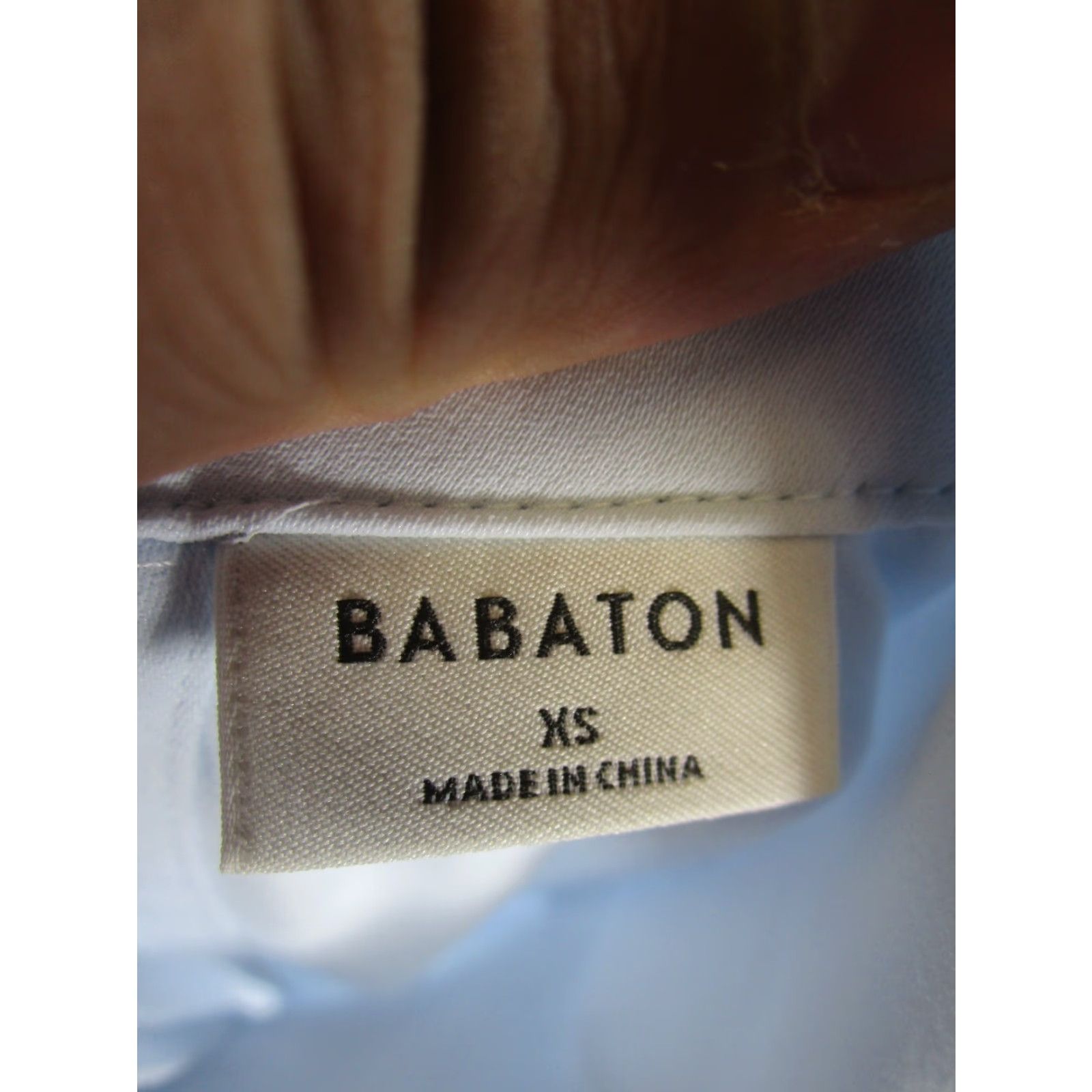 Vintage BABATON Shirt Womens XS Blue Sleeveless Camisole Blouse Size XS / US 0-2 / IT 36-38 - 6 Thumbnail