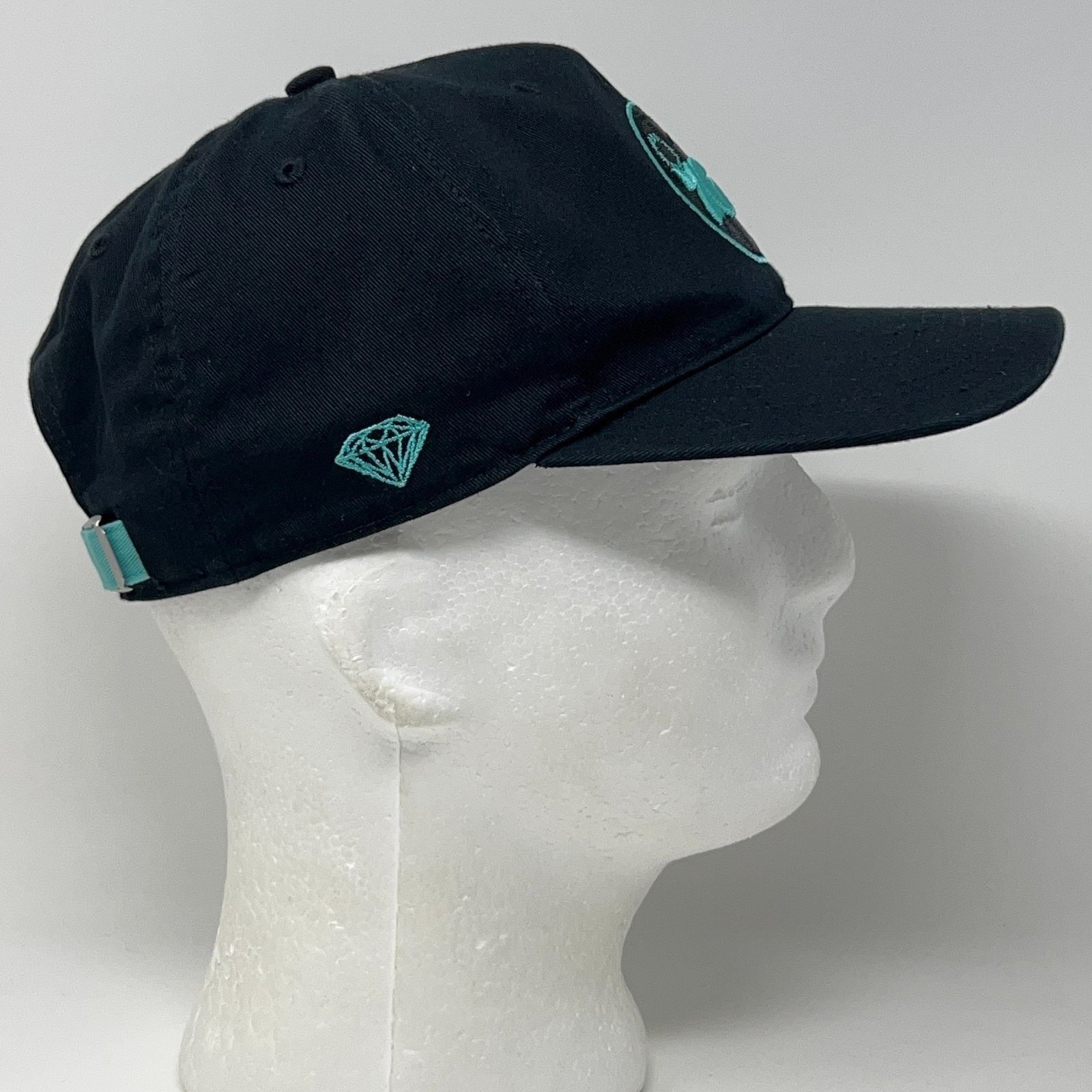 47 Brand Philadelphia 76ers x Diamond Supply Hat Baseball Cap Black Size ONE SIZE - 7 Thumbnail