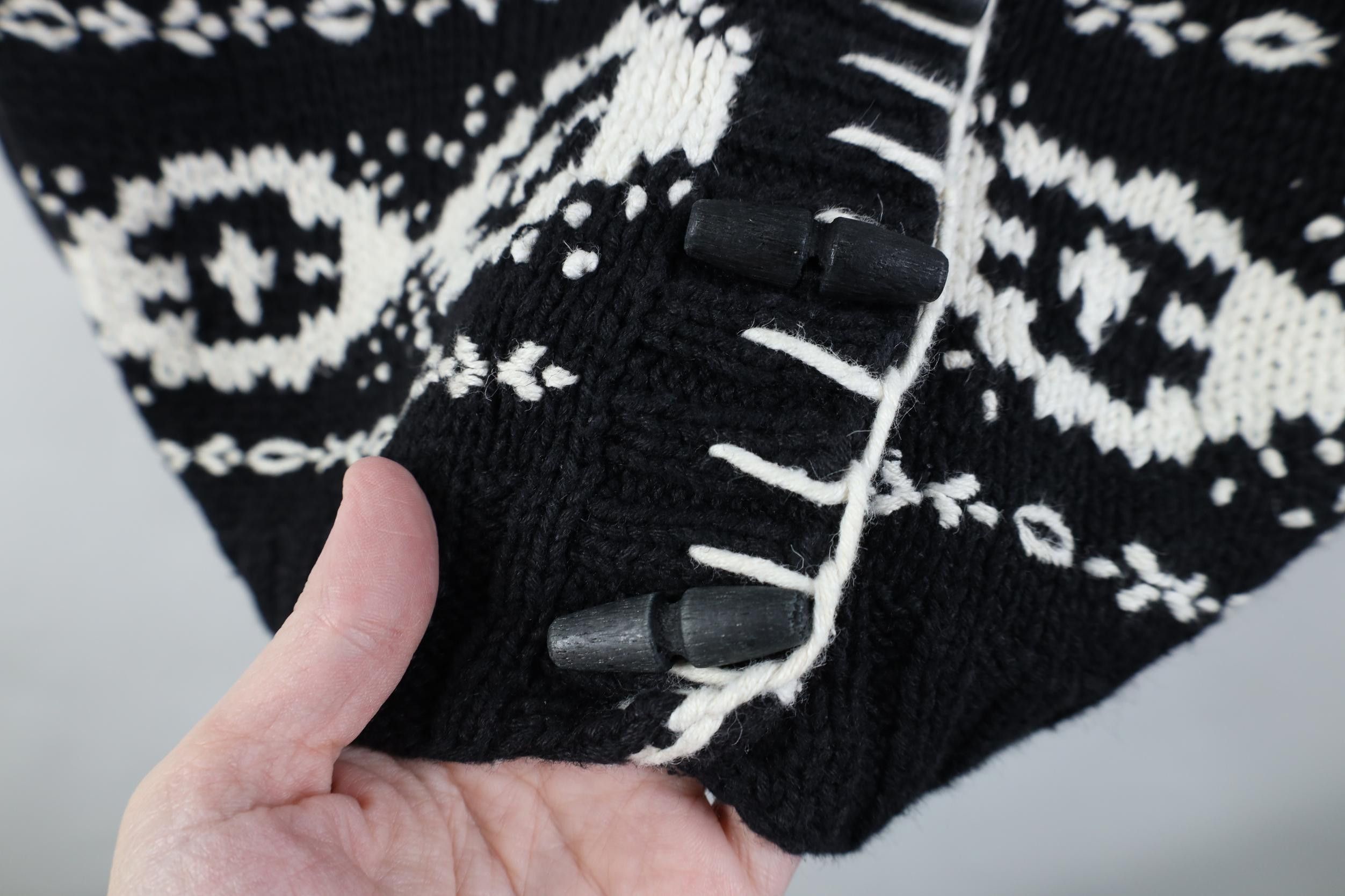 Vintage Vintage 90s Streetwear Toggle Button Cardigan Sweater Size L / US 10 / IT 46 - 4 Thumbnail