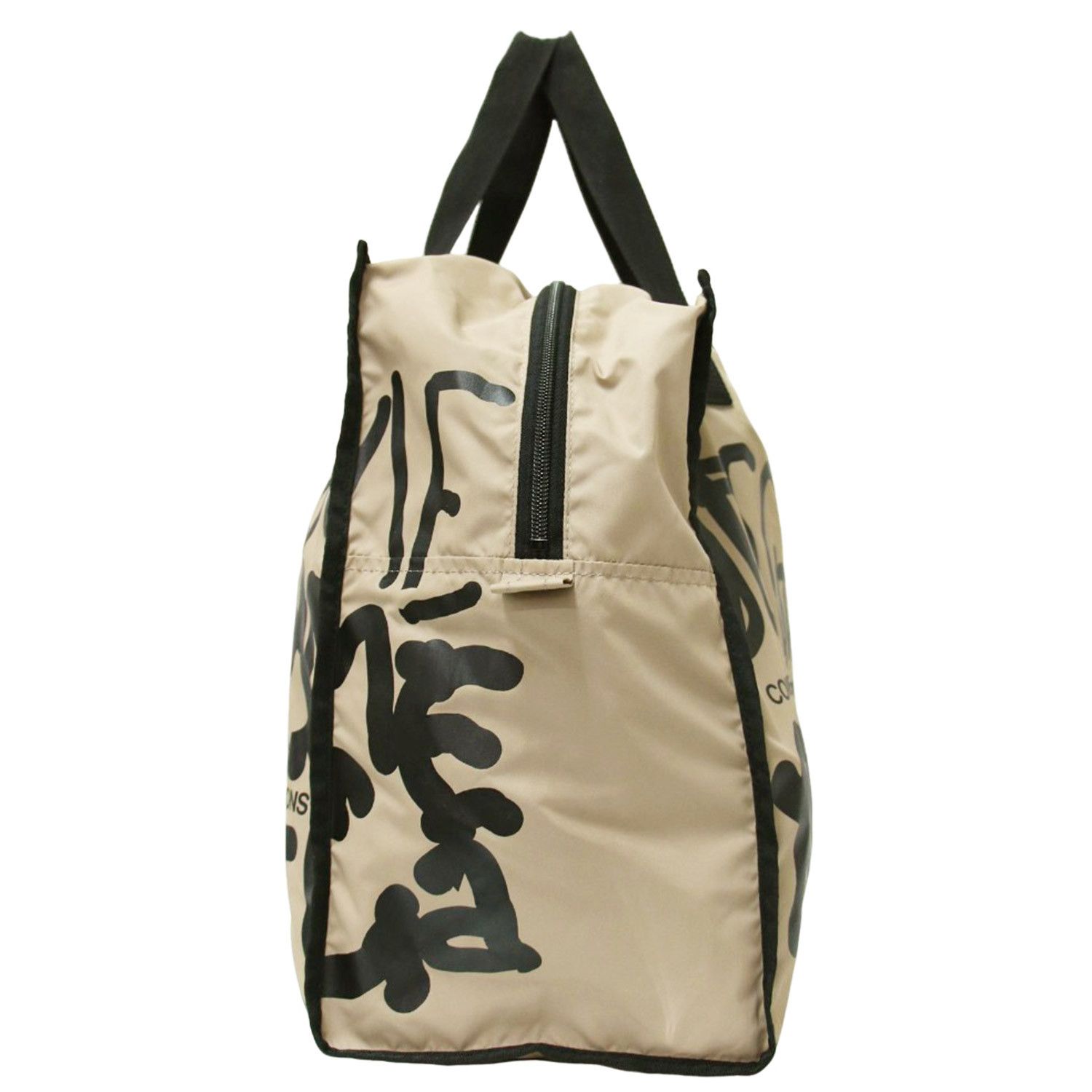 Comme des Garcons Bag Nylon Printed Tote Nylon Beige Size ONE SIZE - 2 Thumbnail