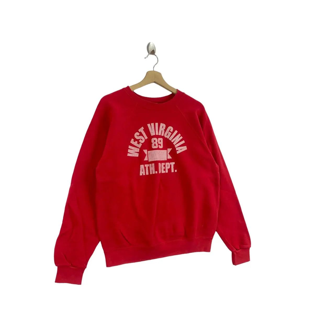 Edwin Vintage 1989 EDWIN WEST VIRGINIA Ath Dept Sweatshirt Size US L / EU 52-54 / 3 - 4 Thumbnail