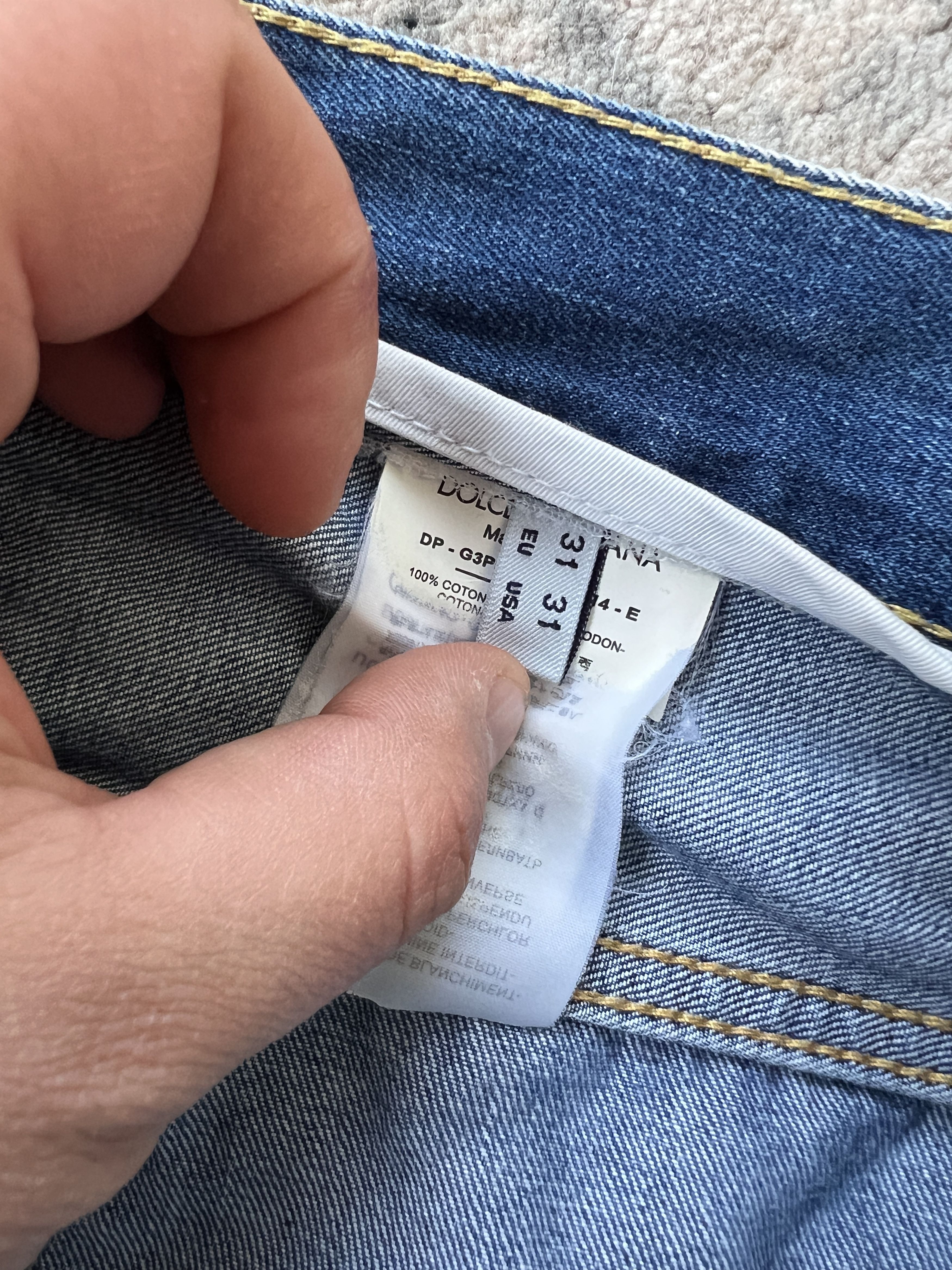 Dolce & Gabbana Dolce & Gabbana Denim Pants Size US 31 - 5 Thumbnail