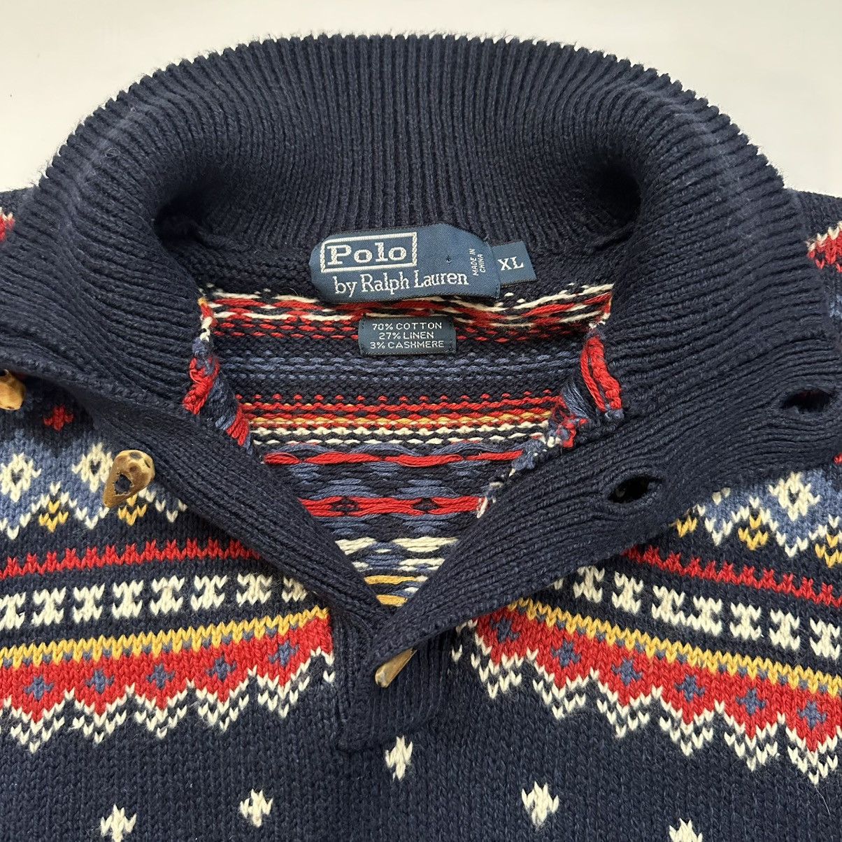 Polo Ralph Lauren Vintage Polo Ralph Lauren Nordic Fair Isle Sweater XL Size US XL / EU 56 / 4 - 7 Thumbnail