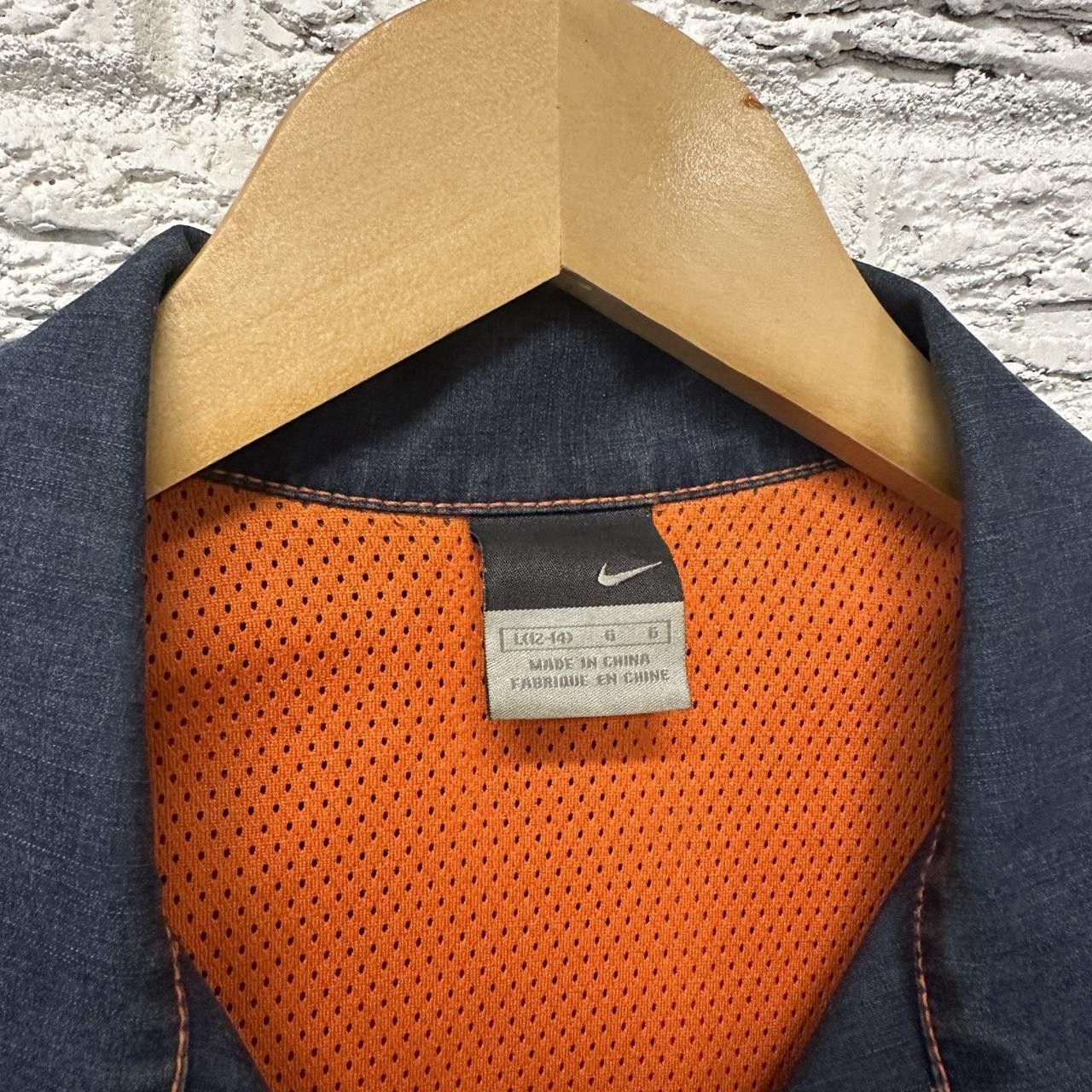 Nike Y2K Nike Women’s Button Denim Jacket Center Swoosh Large Size L / US 10 / IT 46 - 5 Thumbnail