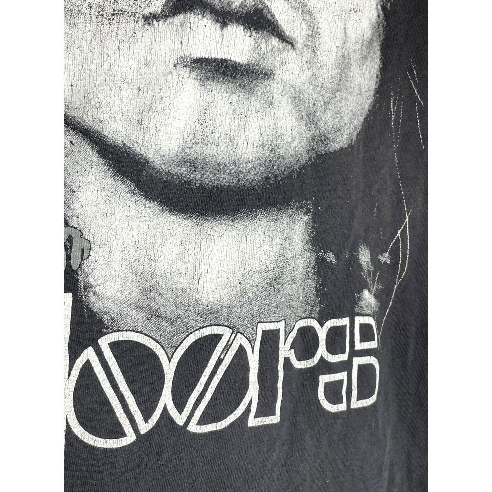 Fruit Of The Loom The Doors Jim Morrison Graphic Print T-Shirt Black Size L Fruit of the Loom Band Music Rock Size US L / EU 52-54 / 3 - 7 Thumbnail