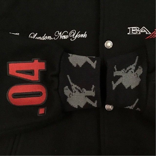 Bape 2004 BAPE × STASH Wool Varsity Jacket a bathing ape NIGO Size US M / EU 48-50 / 2 - 7 Thumbnail