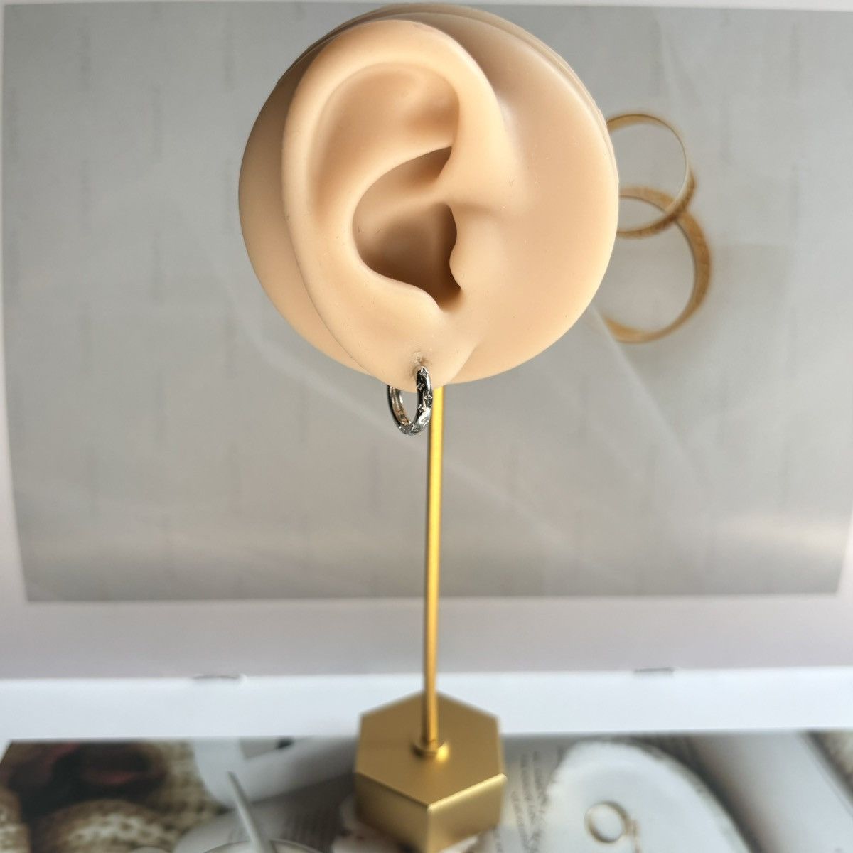 Other Star Small Hoop Earrings for Women Men Unisex Earrings Size ONE SIZE - 5 Thumbnail