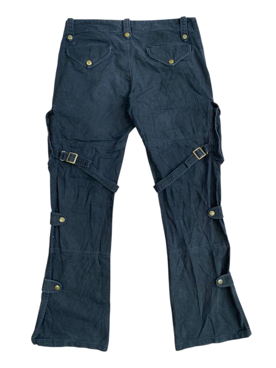Tete Homme 2000's Tete Homme Cargo Bondage Pants Size US 33 - 7 Thumbnail