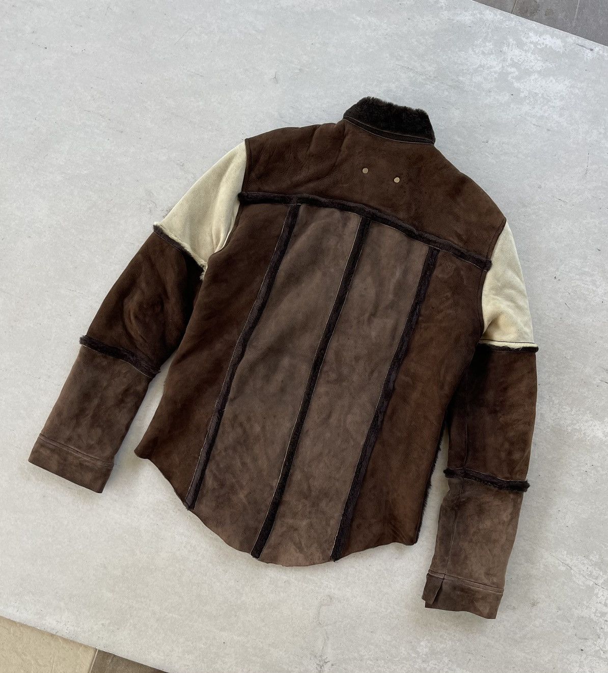 A&G Rock 🔥RARE🔥 SKKIN USA FAUX FUR LINING SHERLING LEATHER JACKET Size US M / EU 48-50 / 2 - 11 Thumbnail