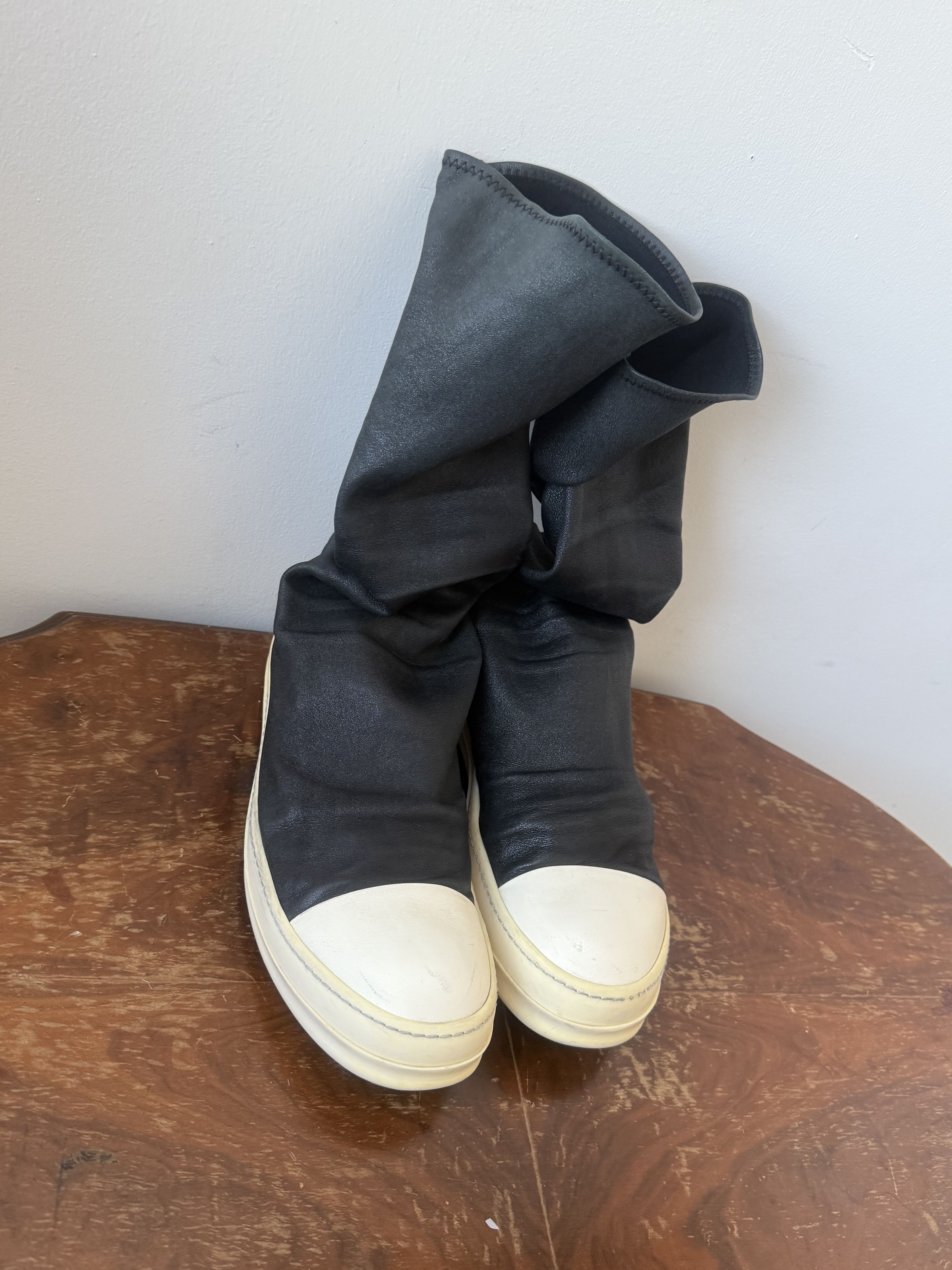 Rick Owens Rick Owens Mainline Leather Sock Ramones Size US 10 / EU 43 - 1 Thumbnail