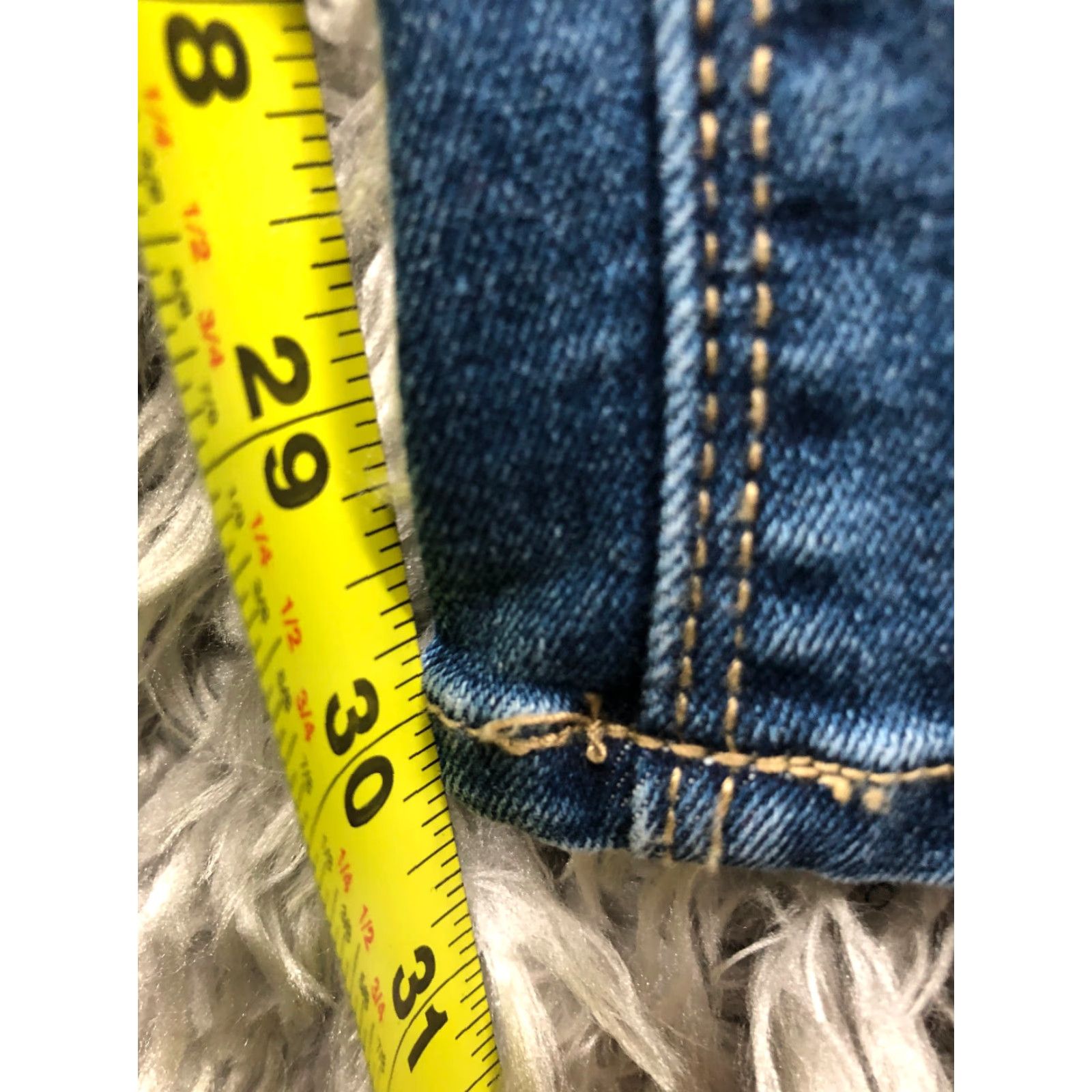 Vintage Ashley Stewart Jeans Plus Size 18 Womens Mid Rise Dark Wash Blue Denim Bootcut Size 40" / US 18 - 7 Thumbnail