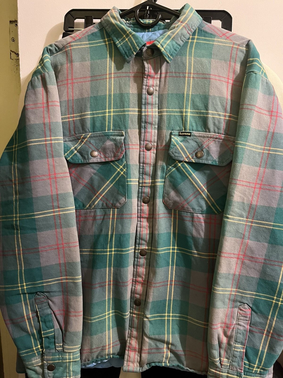 Supreme Supreme Quilted Flannel Size US L / EU 52-54 / 3 - 2 Thumbnail