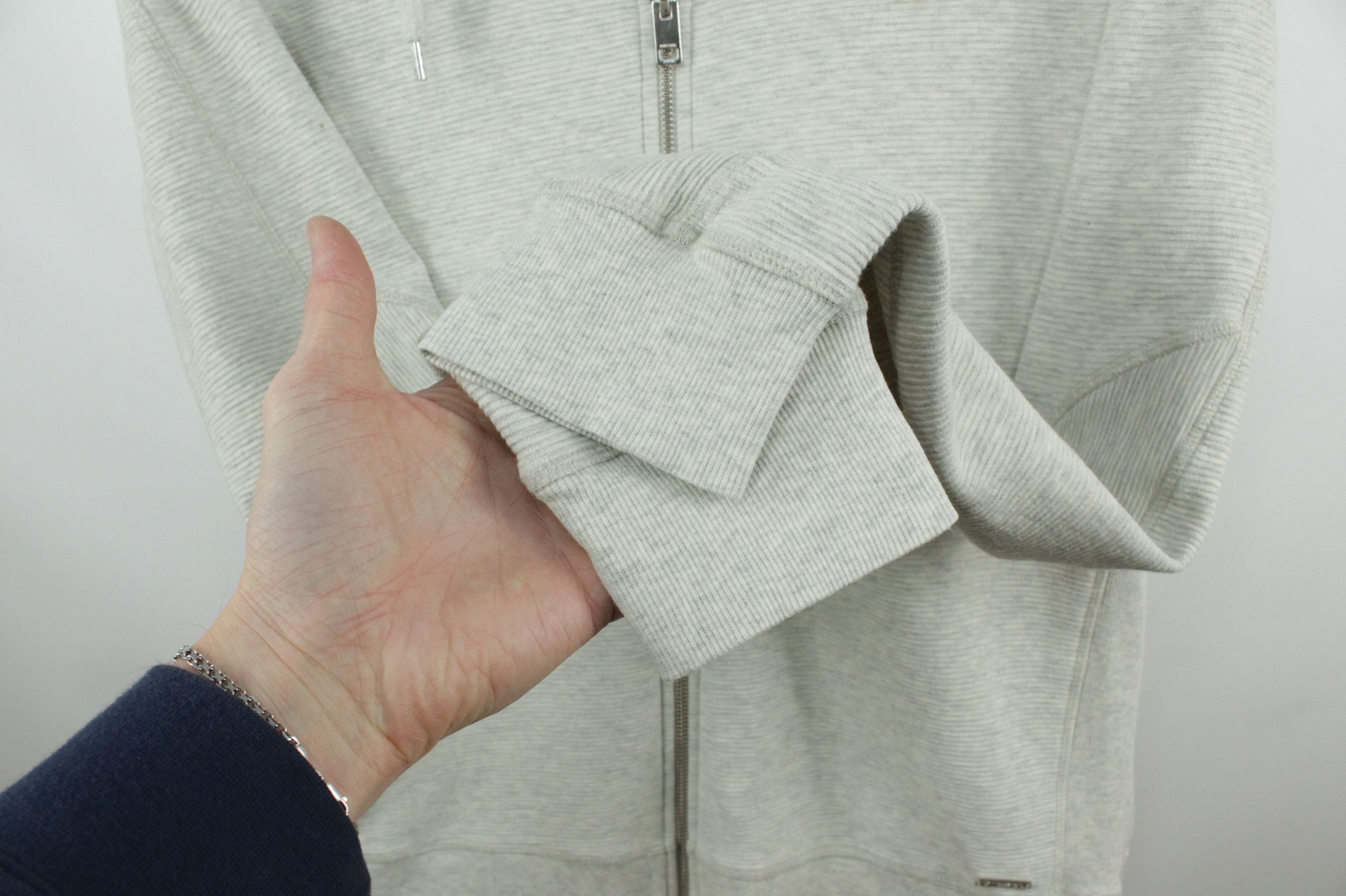 Diesel Diesel Full Zip Gray Melange Cotton Hoodies Sweatshirt Size US XL / EU 56 / 4 - 5 Thumbnail