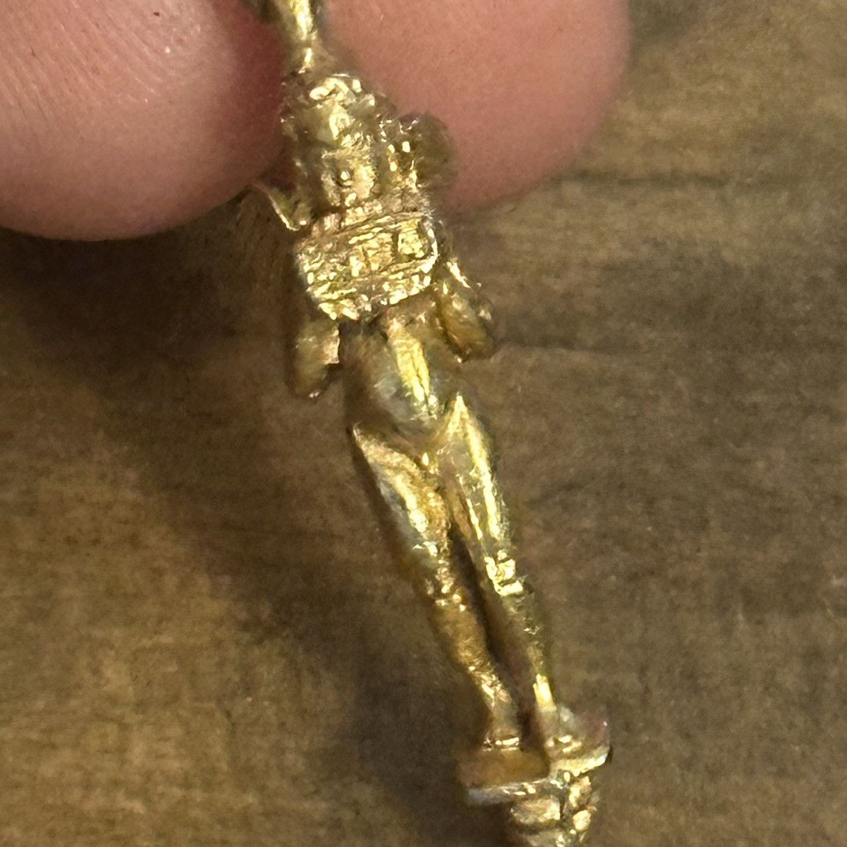 Vintage Vintage cherub harp dangle screw back earrings Size ONE SIZE - 4 Thumbnail