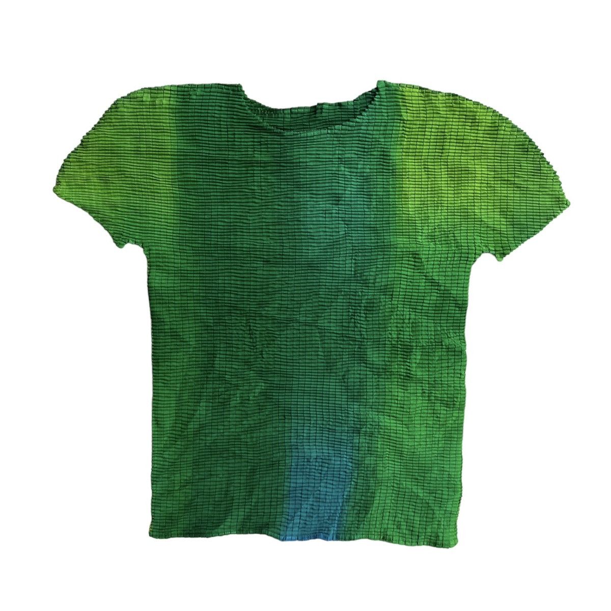 Issey Miyake × Japanese Brand × Pleats Please Issey Miyake ISSEY MIYAKE PLEATS COLOR SHADES SHIRT Size M / US 6-8 / IT 42-44 - 1 Thumbnail