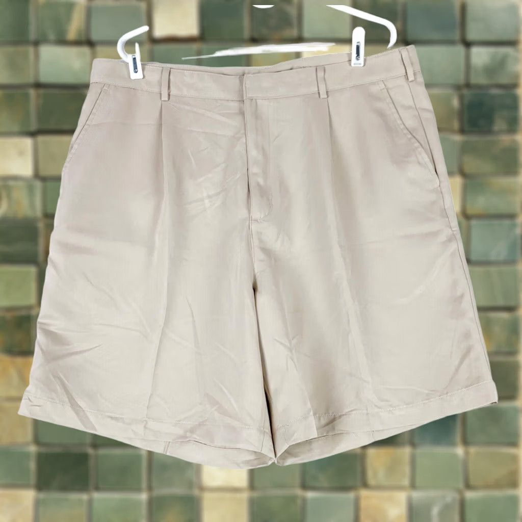 Vintage Walter Hagen Gold Khaki Mens Shorts Size 40 Cargo Regular Beige 40 Mens Shirt? Size US 40 / EU 56 - 1 Thumbnail