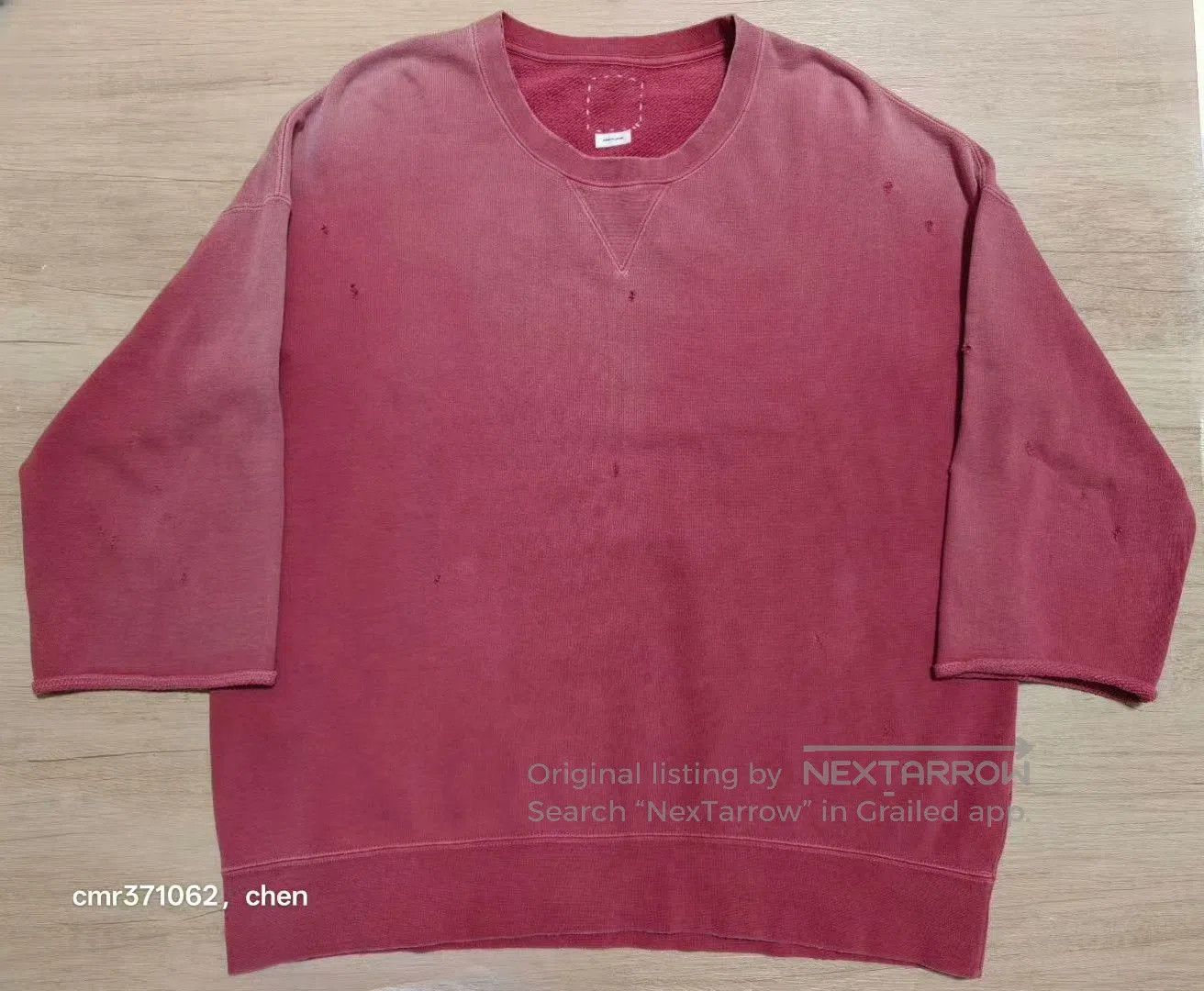 Visvim visvim 21AW Jumbo Sweat 3/4 Crash. Size US M / EU 48-50 / 2 - 1 Thumbnail