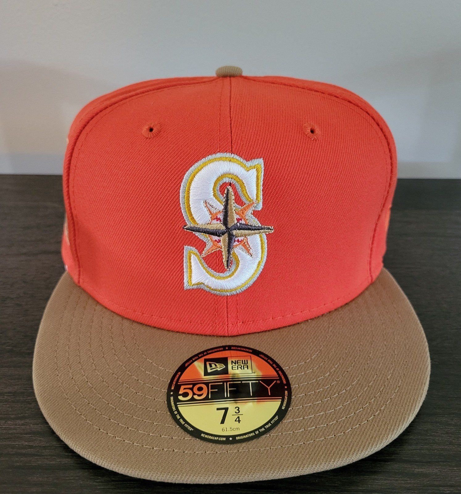 New Era *Firm* 7 3/4 Myfitteds Exclusive Seattle Mariners Fitted Hat Size ONE SIZE - 1 Thumbnail
