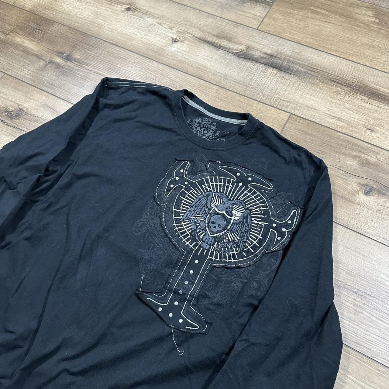 Marc Ecko Vintage 2000s Y2K Marc Ecko Long Sleeve Grunge Tee Size US XL / EU 56 / 4 - 3 Thumbnail