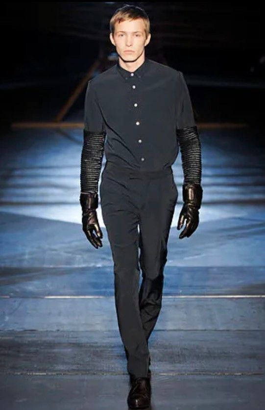 Raf Simons Raf Simons - S/S'07 - Semi Garterized Waist - Wool Trouser Size US 28 / EU 44 - 1 Thumbnail