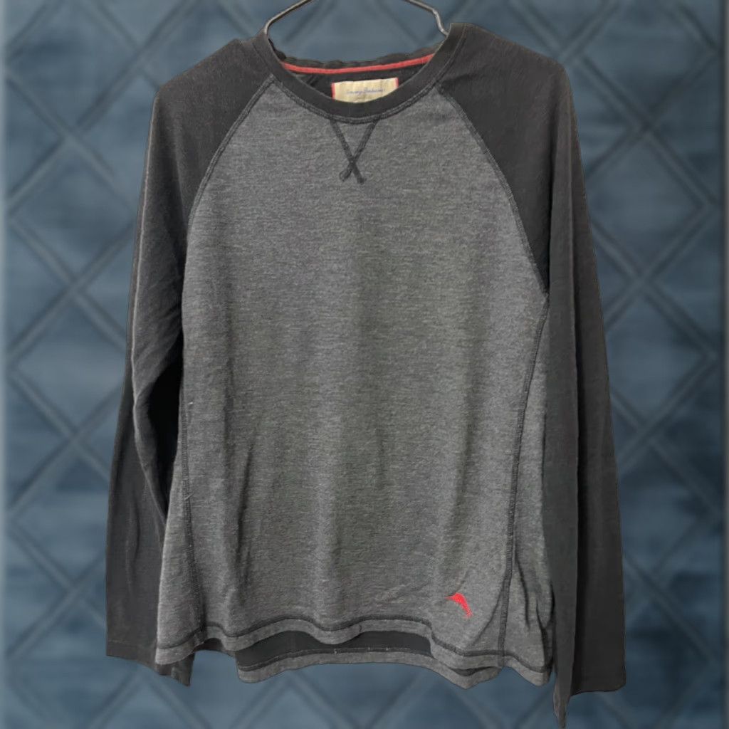 Tommy Bahama Tommy Bahama Mens L Fleece Sweatshirt Black Crew Neck Pullover Sweatshirt Size US L / EU 52-54 / 3 - 1 Thumbnail
