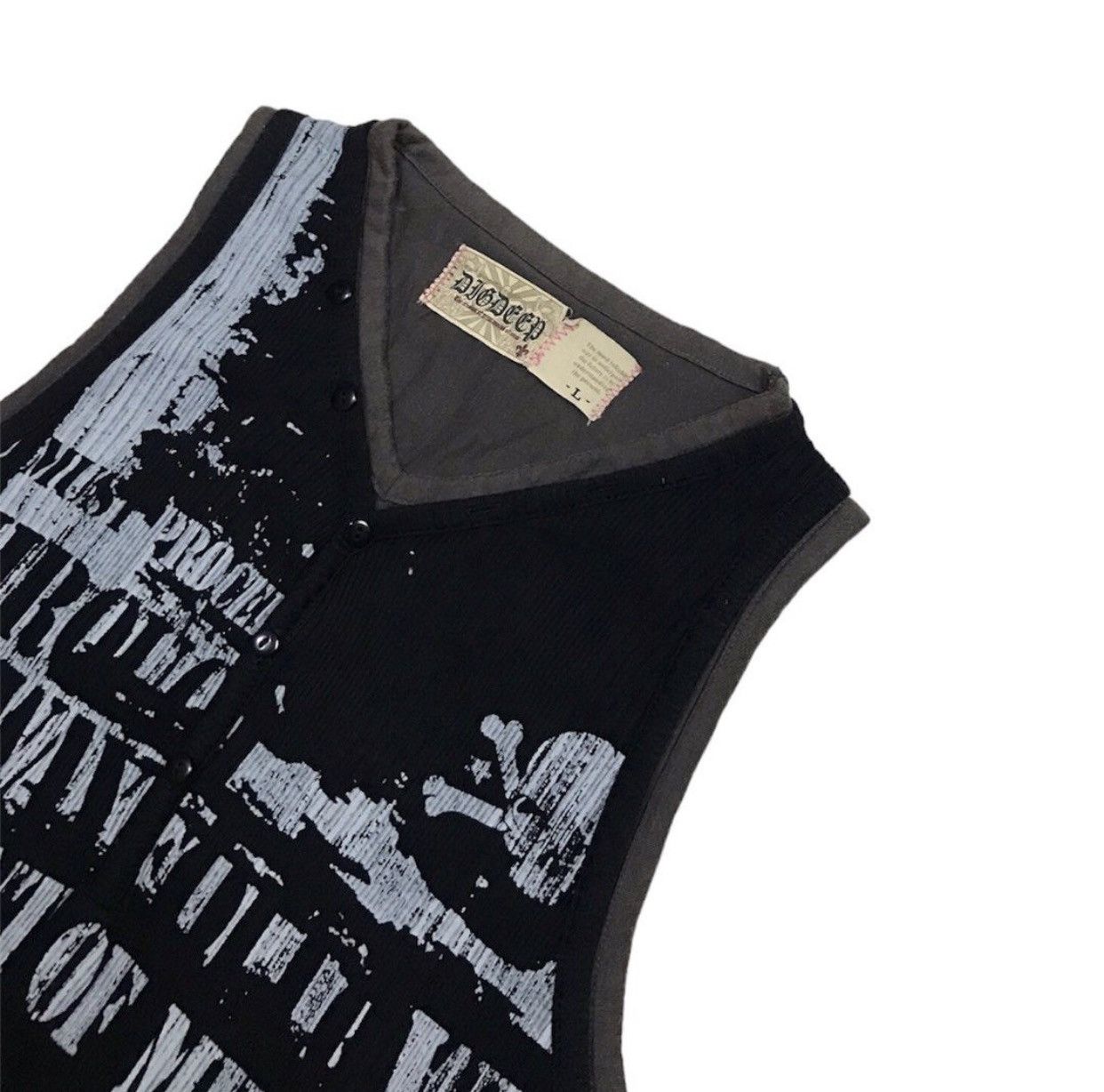 14th Addiction × Japanese Brand × Le Grande Bleu (L.G.B.) 2000's Dig Deep Thermal Poem Skull DoubleLayer Size US S / EU 44-46 / 1 - 3 Thumbnail