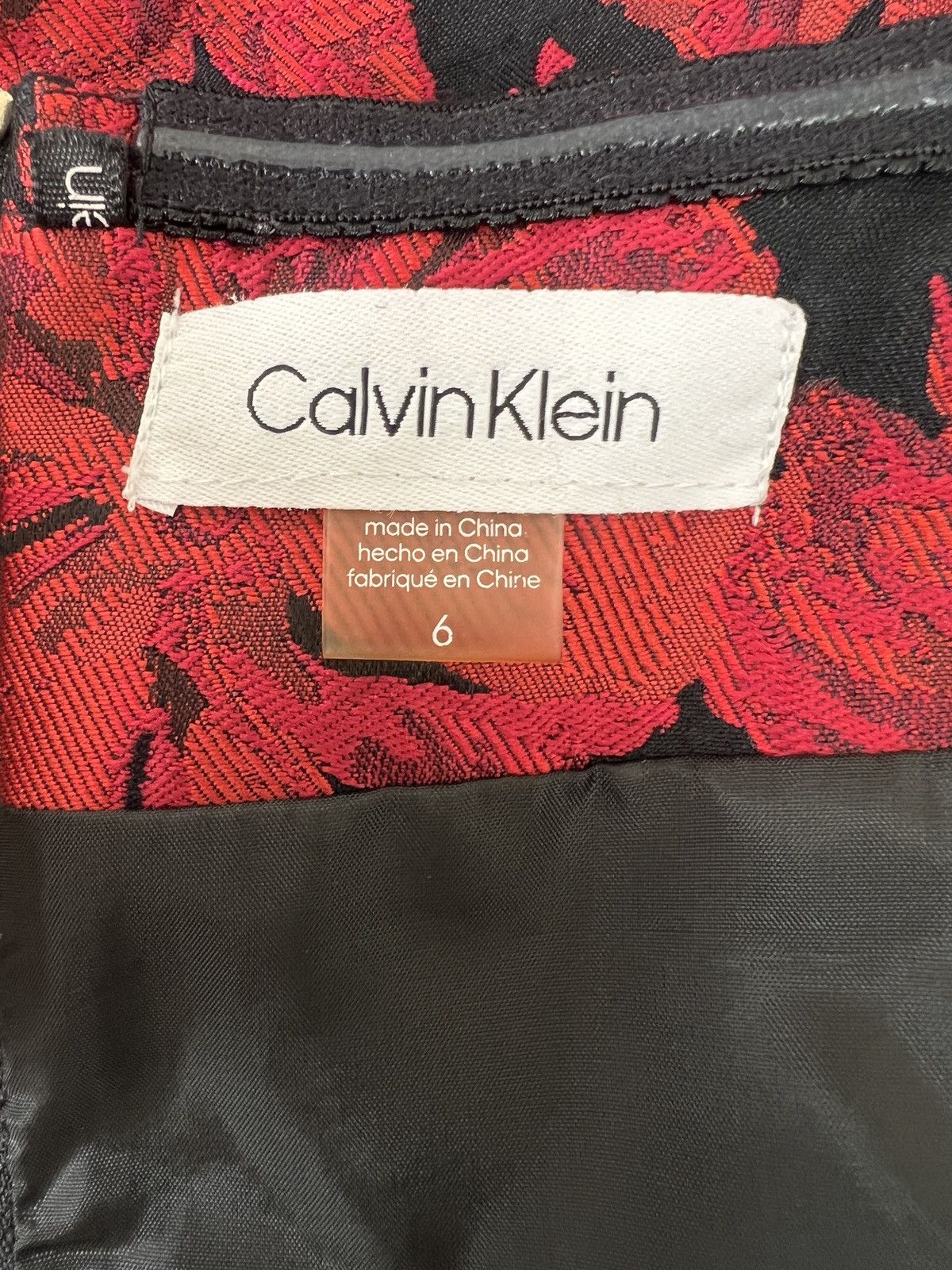 calvin klein red and black dress Black and White Polka Dot Bubble Skirt Mini Dress main image 1