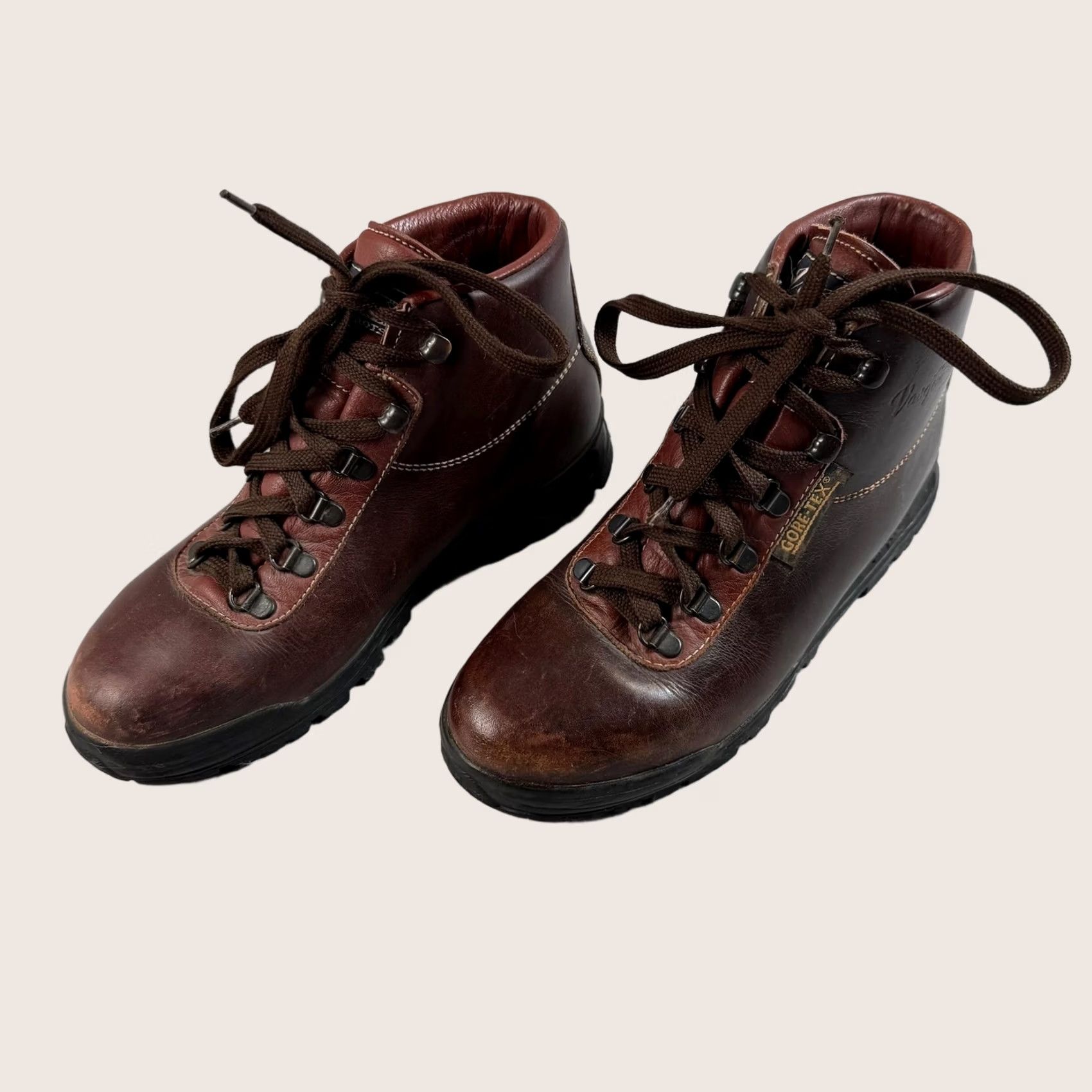 Eddie Bauer Vasquez Skywalk Leather Boots Men Size 8 Brown Leather Gore-Tex Waterproof Italy Size US 8 / EU 41 - 1 Thumbnail