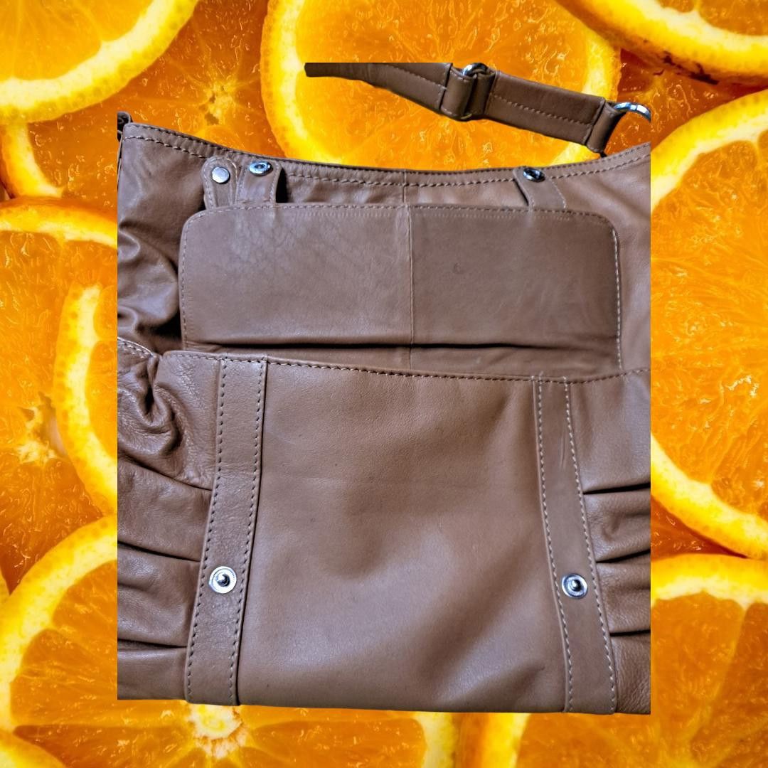 Other Great American Leatherworks Tan Leather Hobo/Shoulder Bag/Pu Size ONE SIZE - 3 Thumbnail