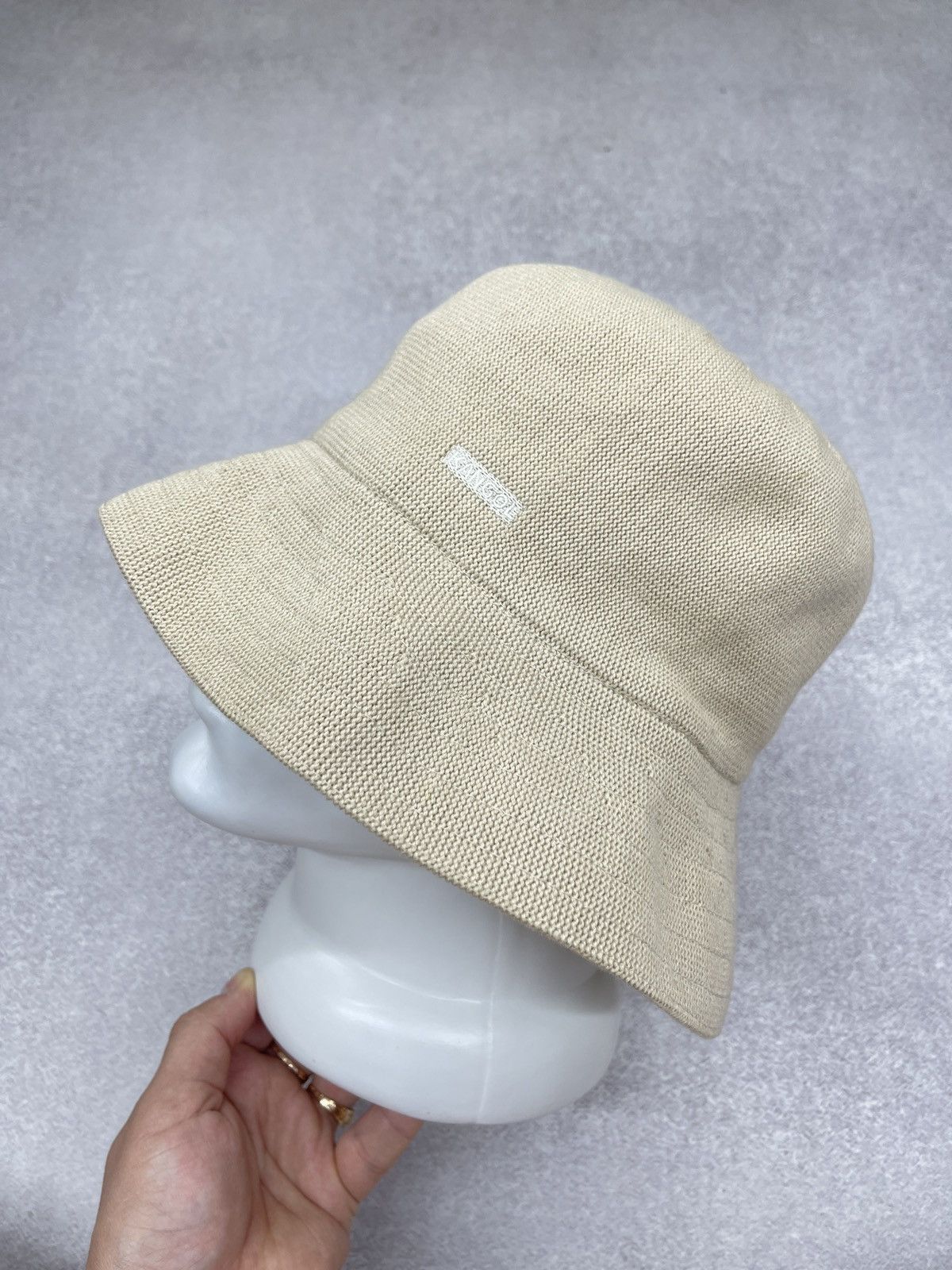 Kangol Kangol Luxury Cotton Crusher Panama Hat Beige Size ONE SIZE - 4 Thumbnail