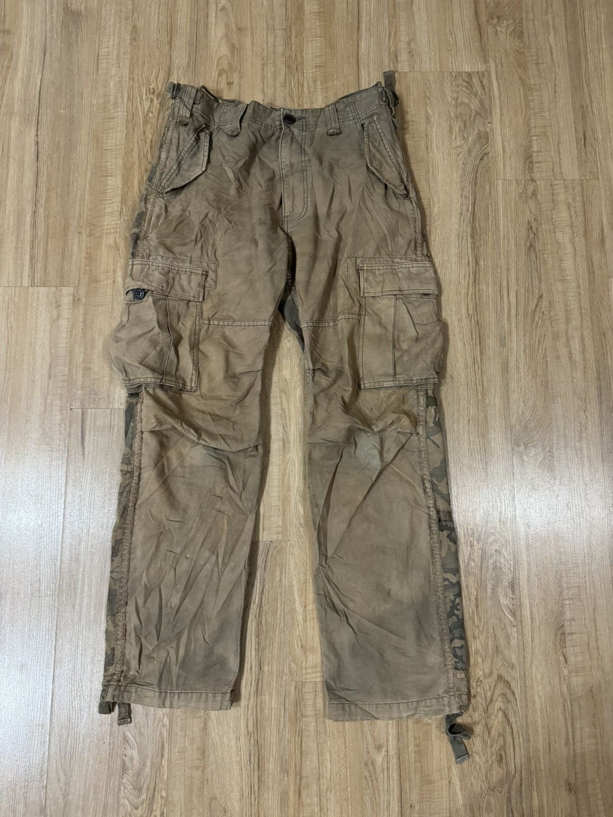 Avirex AVIREX BONDAGE PATCHWORKS CAMO TACTICAL PANTS Size US 34 / EU 50 - 1 Thumbnail