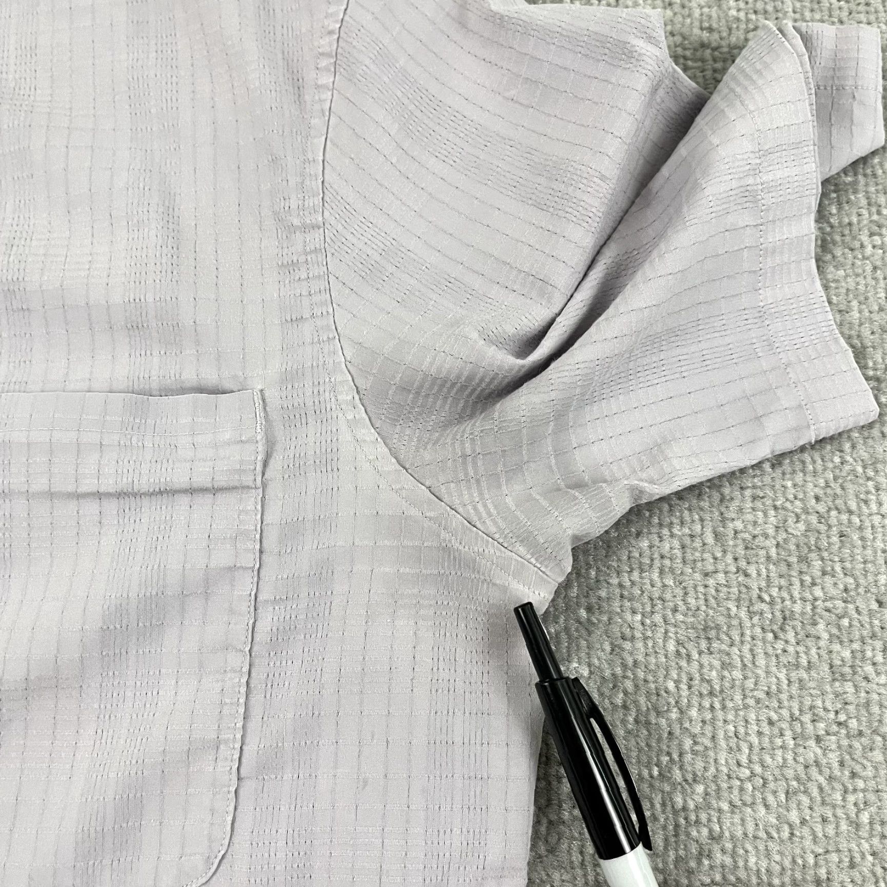 Lululemon Lululemon Henley Shirt Mens M Ice Iris Purple Button Pocket Short Sleeve 1/2 Button Vintage No N/A Size US M / EU 48-50 / 2 - 6 Thumbnail