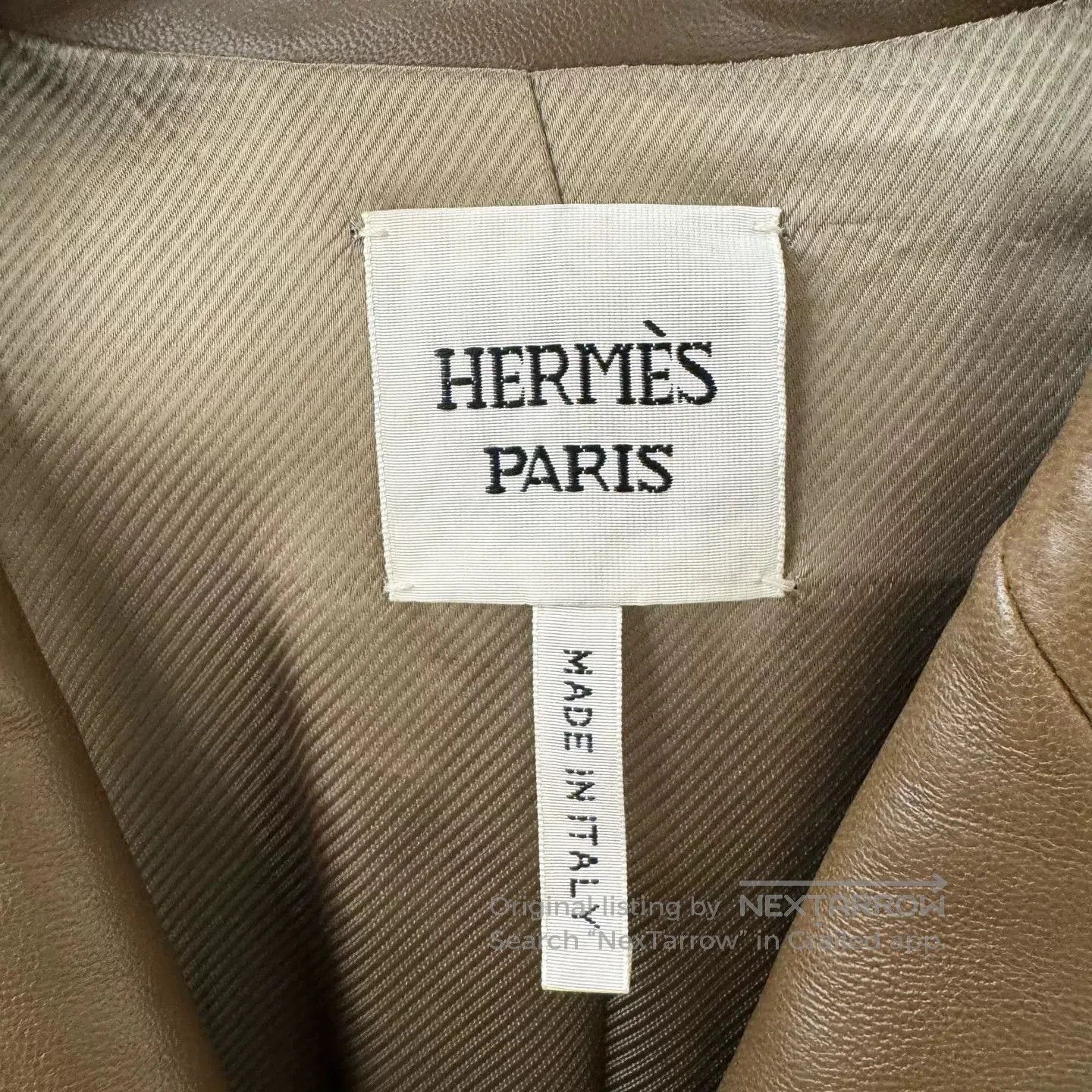 Hermes Hermes Brown Leather Coat Size 38. Size US XS / EU 42 / 0 - 3 Thumbnail