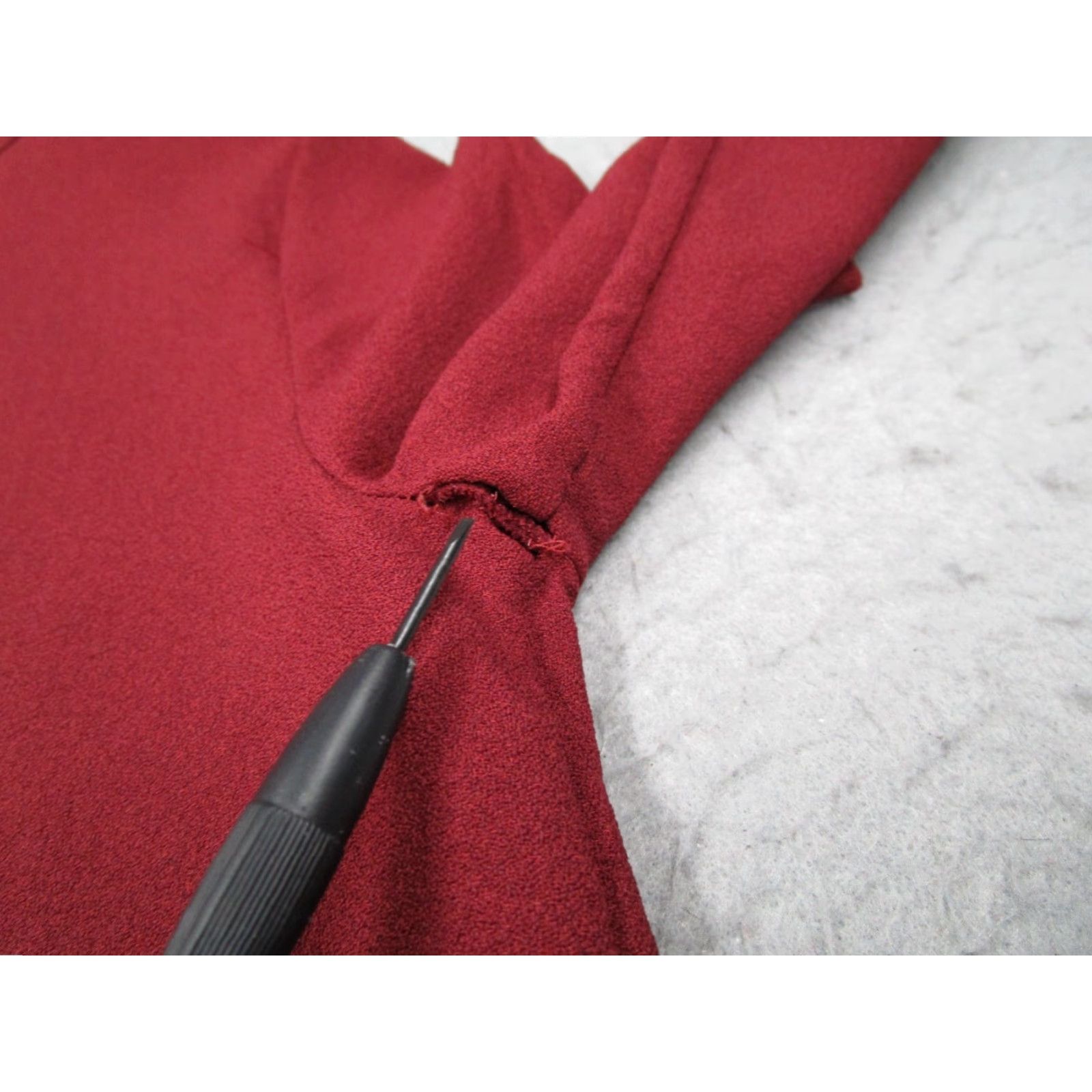 A.P.C. A.P.C. Shirt Women 26 Red Blouse 1/2 Button Up 3/4 Sleeve Made in Portugal Size XS / US 0-2 / IT 36-38 - 6 Thumbnail